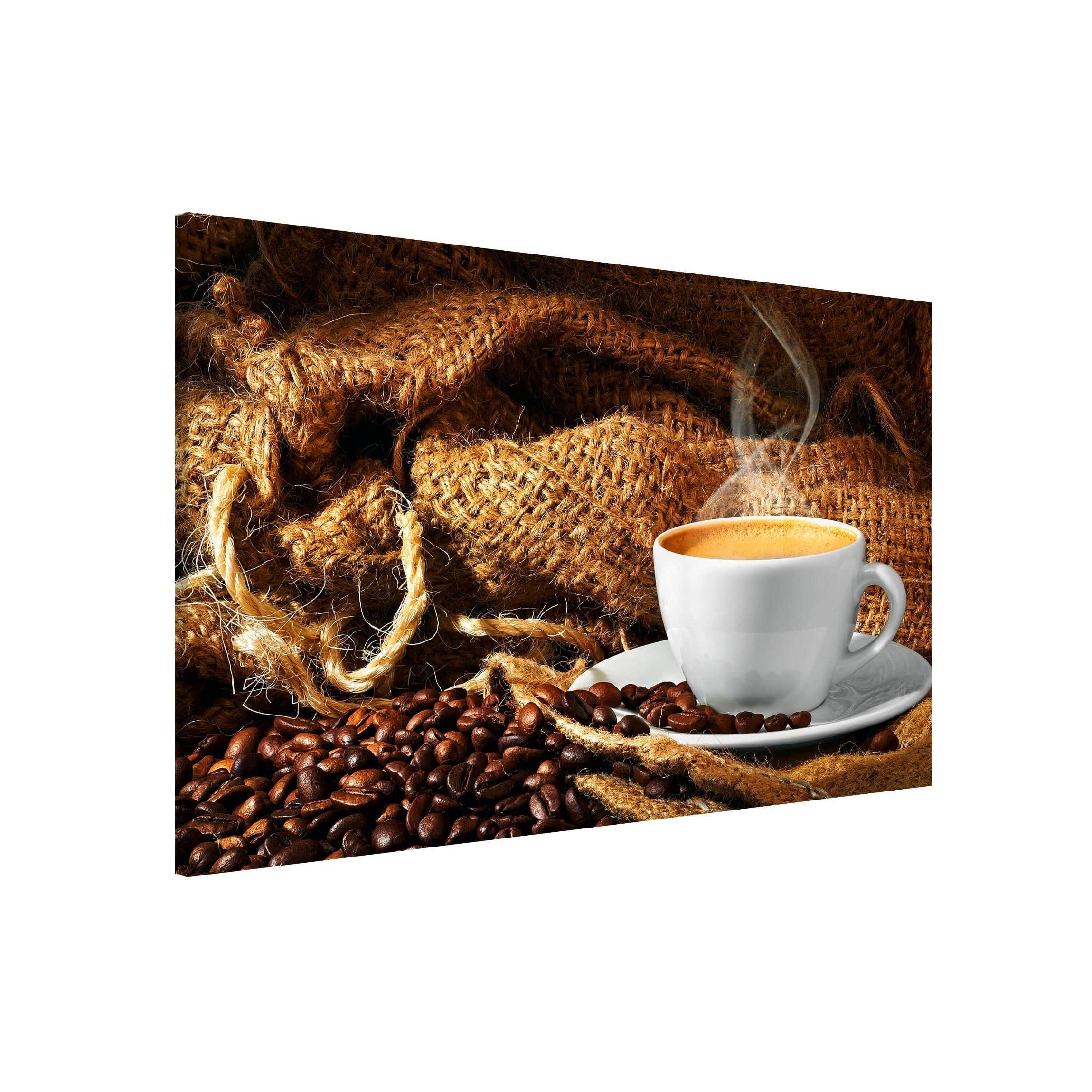 Bilderdepot24 Magnettafel Küche braun Kaffee am günstig online kaufen