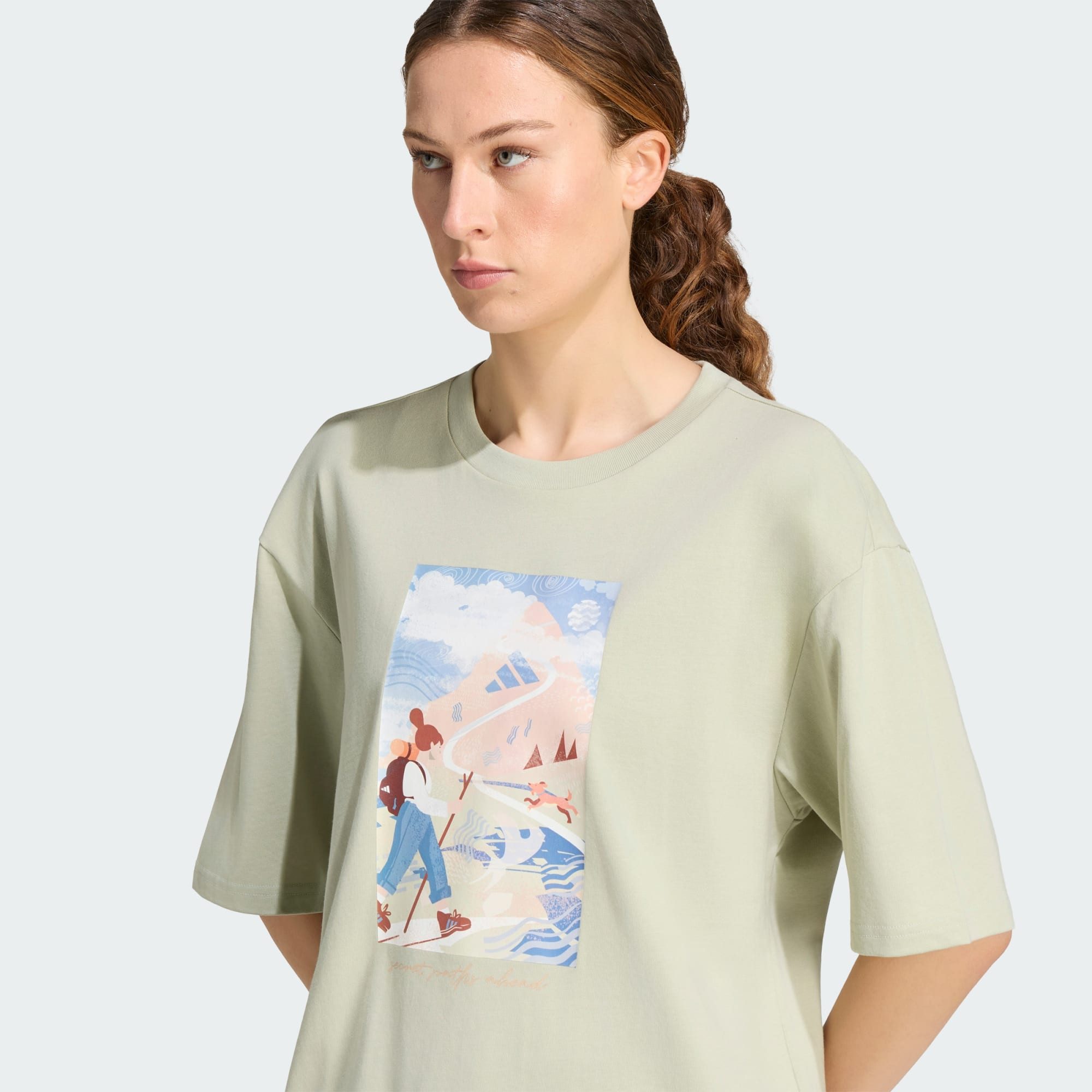 adidas TERREX T-Shirt TERREX SECRET PATHS AHEAD T-SHIRT, GRAFIK (1-tlg) – Bild 4 von 5