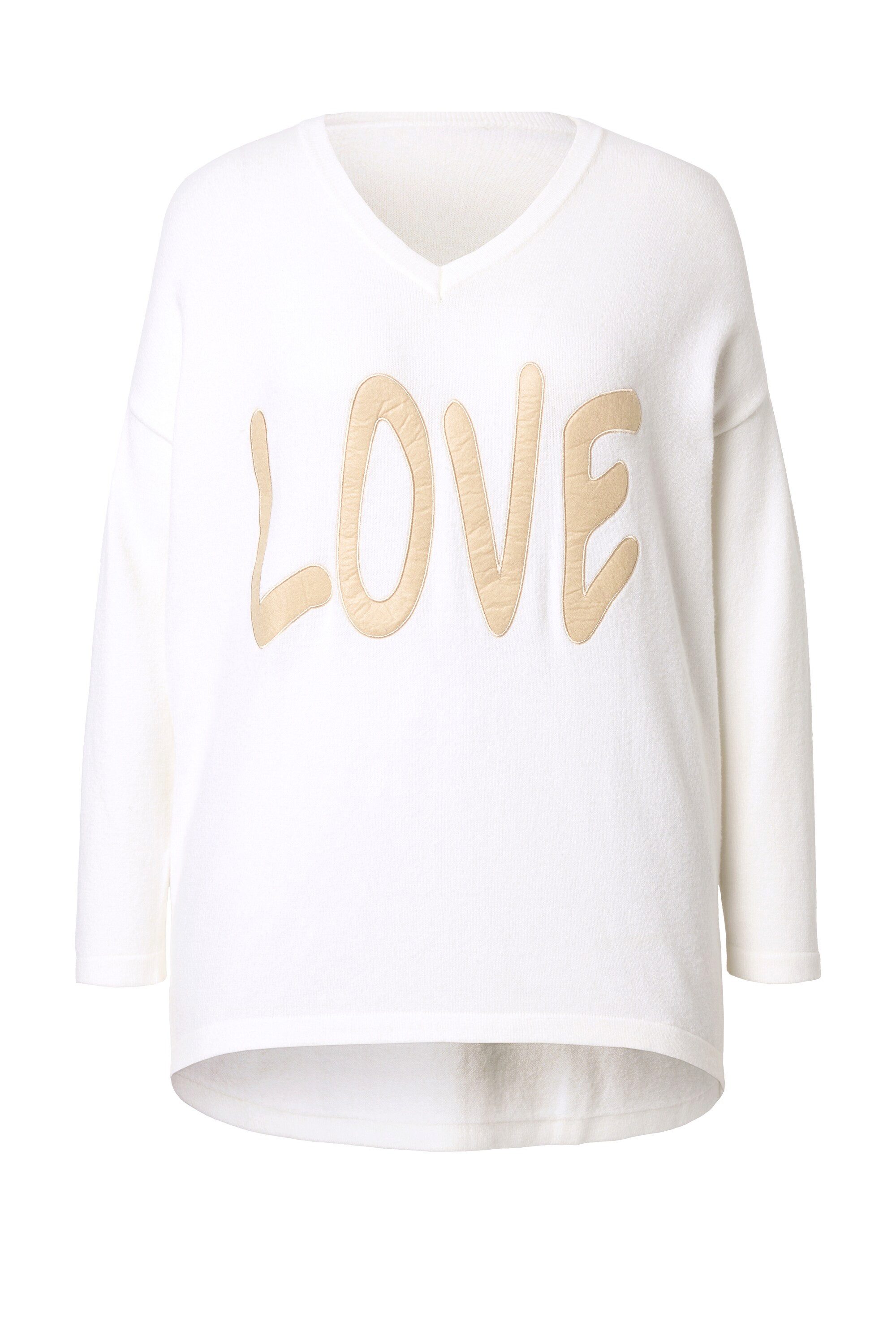 MIAMODA Strickpullover Pullover oversized LOVE günstig online kaufen