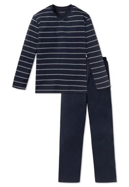 Schiesser Pyjama "selected! premium inspiration" (2 tlg) bis Gr. 62(5XL), V-Ausschnitt