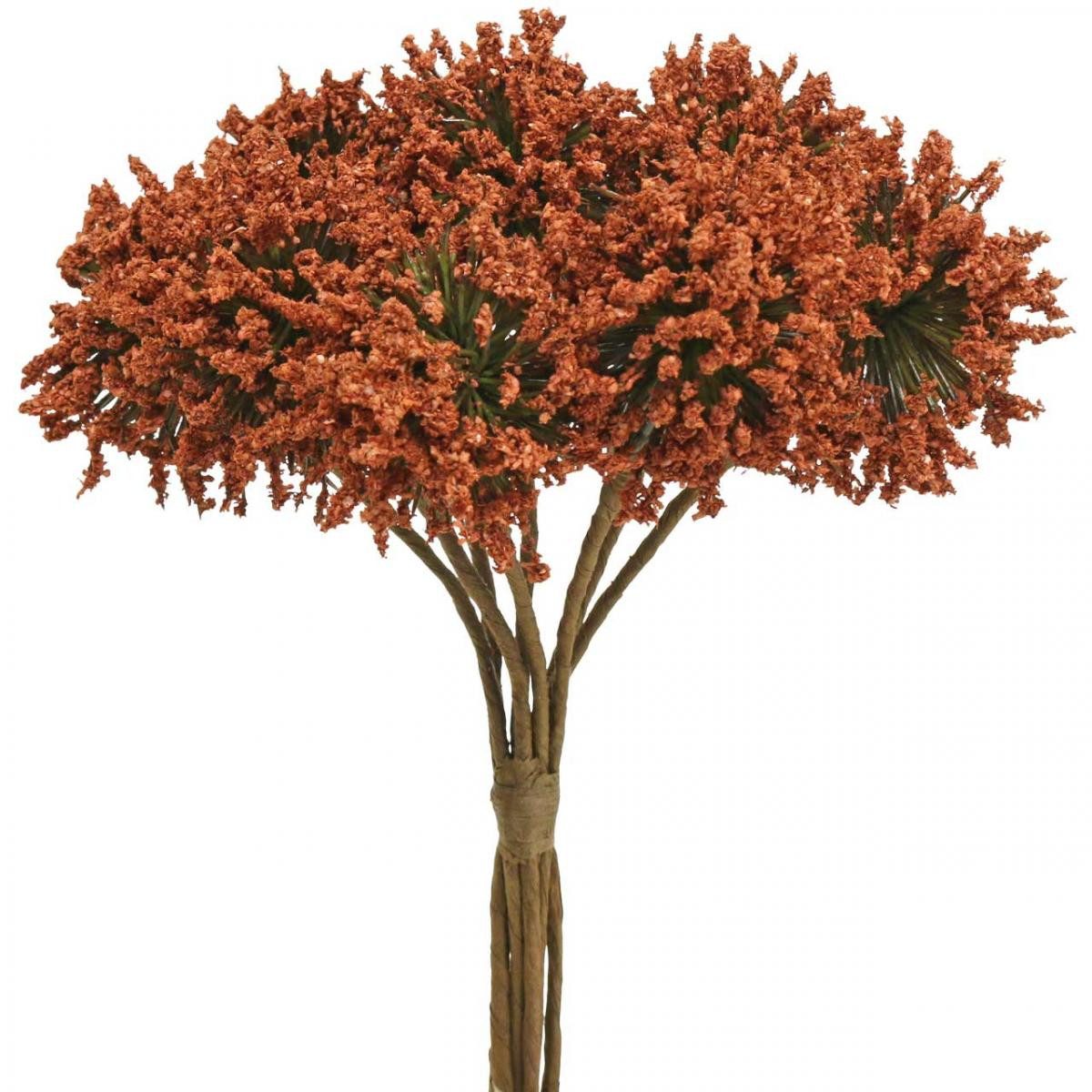 Kunstblume Kunstblumen Braun Deko Blumen im Bund 4St - Täuschend Echte, 4 Stück, Florists Products, Höhe 10 cm