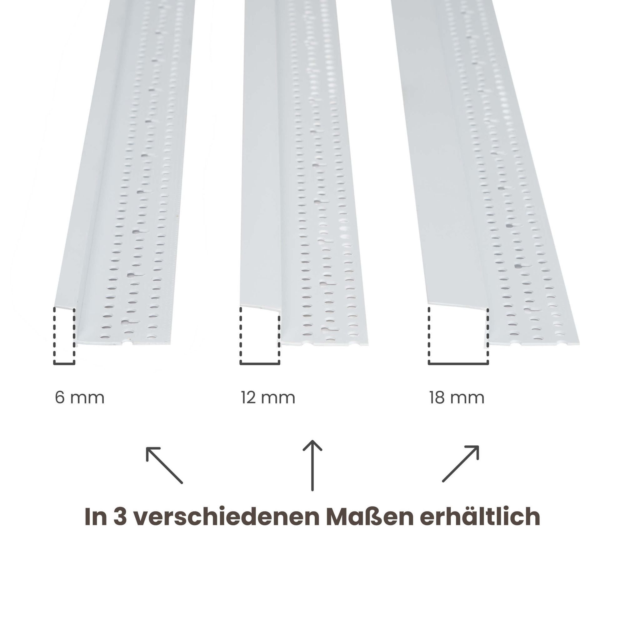 PROTEKTOR Profil Schattenfugenprofil Abschlussprofil 37824 (50 Stück ...