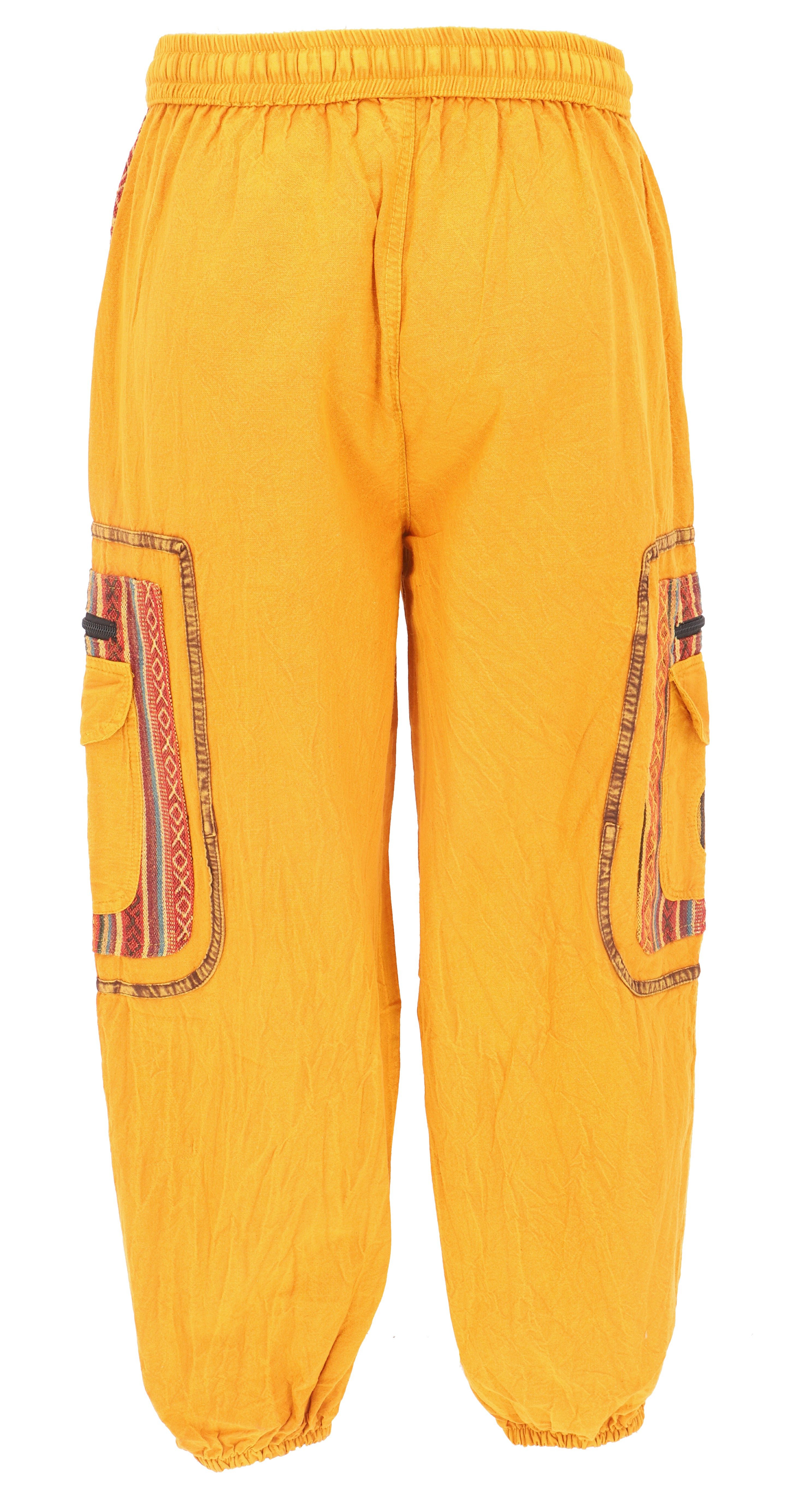 Guru-Shop Relaxhose Yogahose, Unisex Baumwoll Goa Hose mit.. alternative Bekleidung, Retro, Ethno Style – Bild 4 von 4