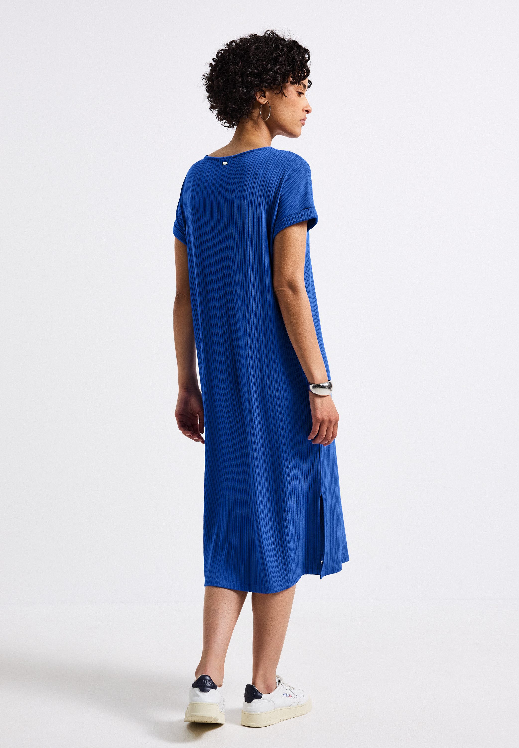 STREET ONE Midikleid mit Rundhalsausschnitt