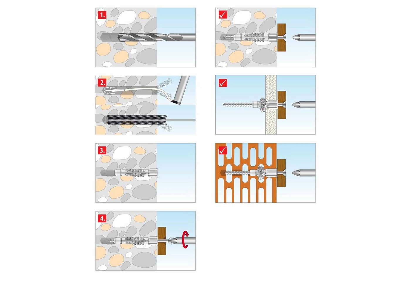 Thumbnail - TOX-DÜBEL-TECHNIK Universaldübel, TOX Allzweckdübel Deco - Allzweckdübel für nahezu alle Baustoffe