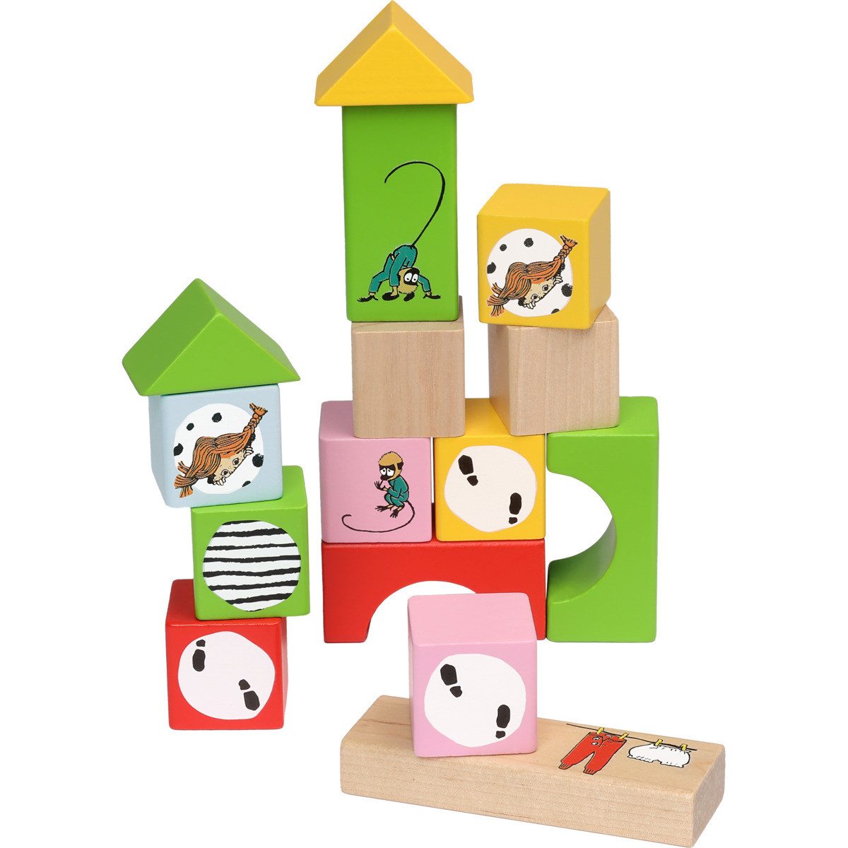 Pippi Langstrumpf Pippi Langstrumpf Unisex Kinder Spielbausteine, (30 St)