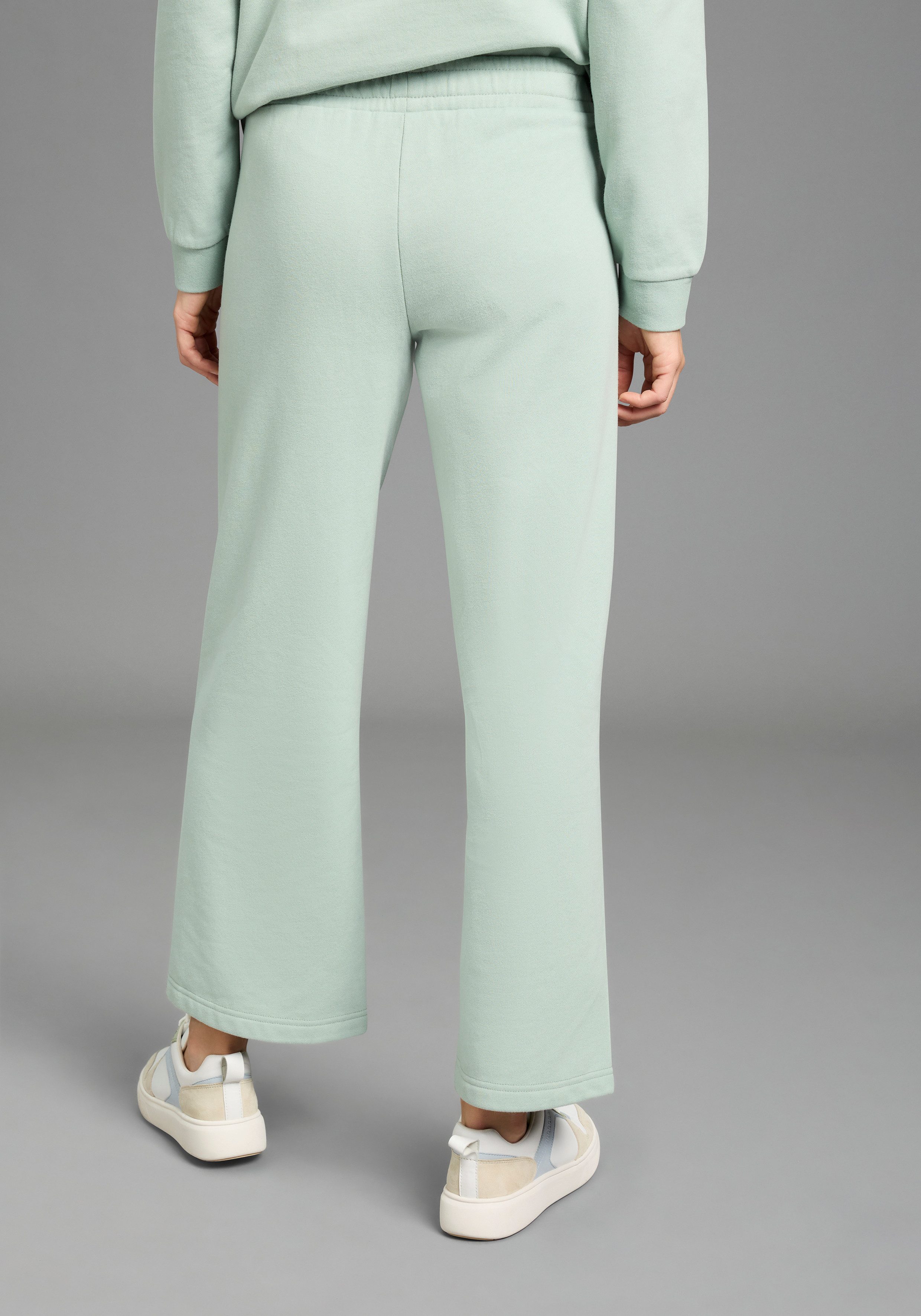 Flashlights Sweathose (2er-Pack) Sweathose mit hoher Leibhöhe, knöchellange gerade Beinform