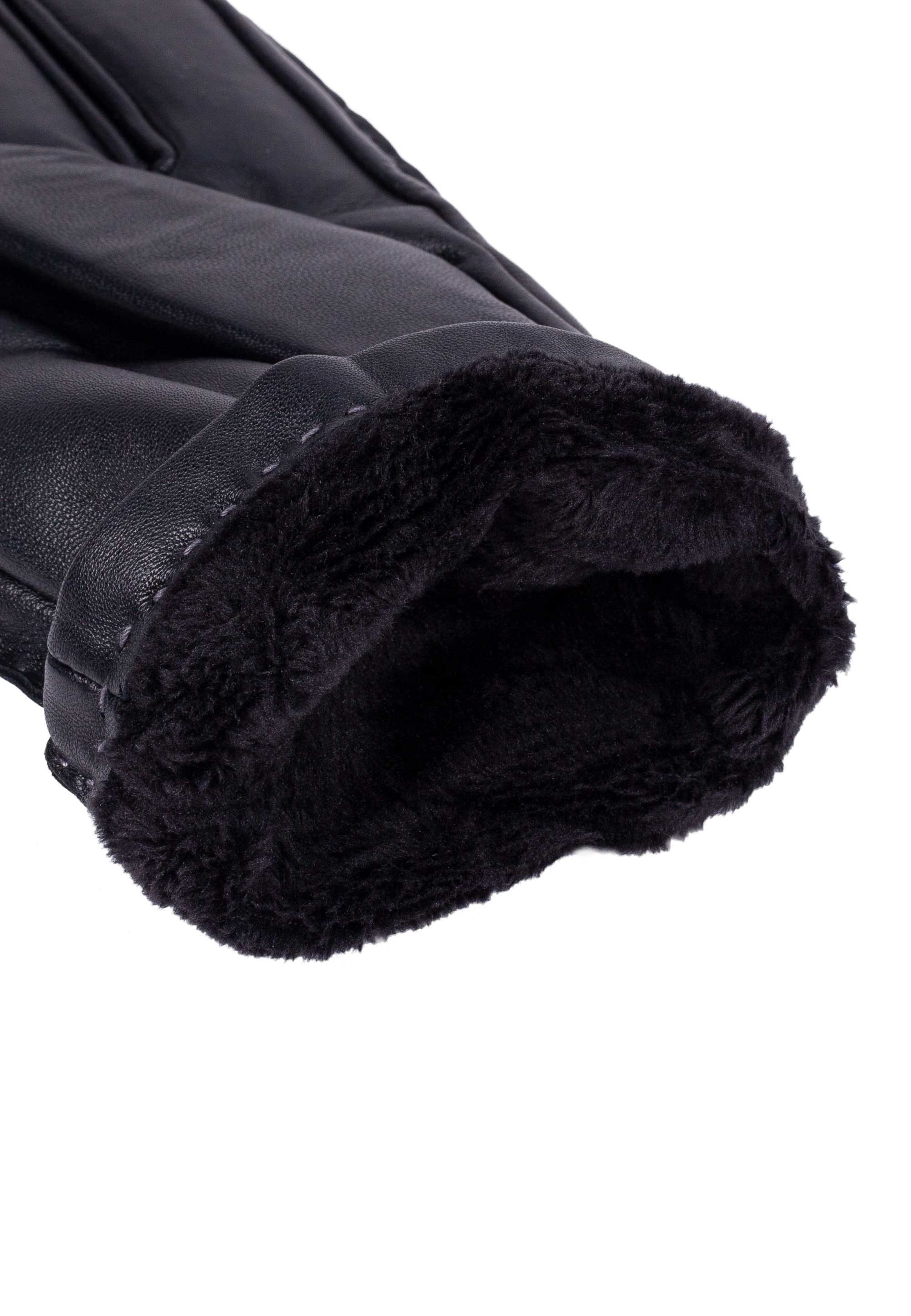 KESSLER Lederhandschuhe Style Billie (Paar, 1-St., Handschuhe) Leather Working Group zertifiziertes Leder, warmes Plüschfutter