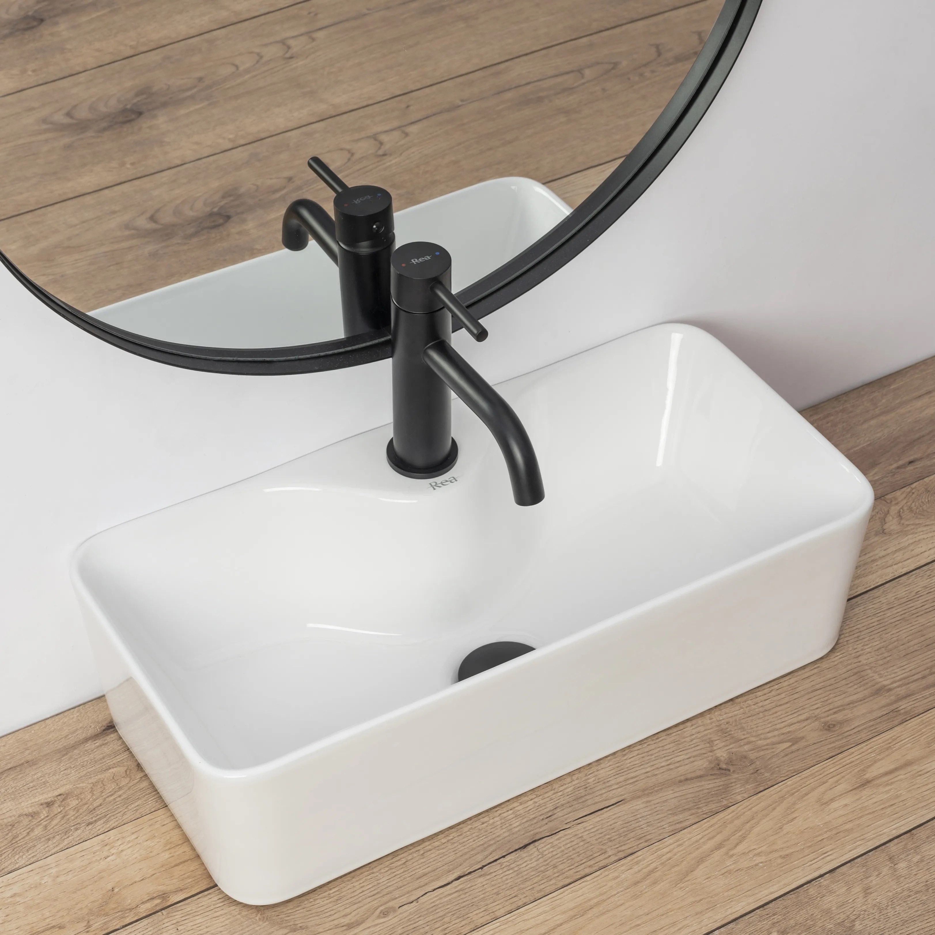 wohnwerk.idee Aufsatzwaschbecken Waschbecken Keramik Weiß Klein günstig online kaufen
