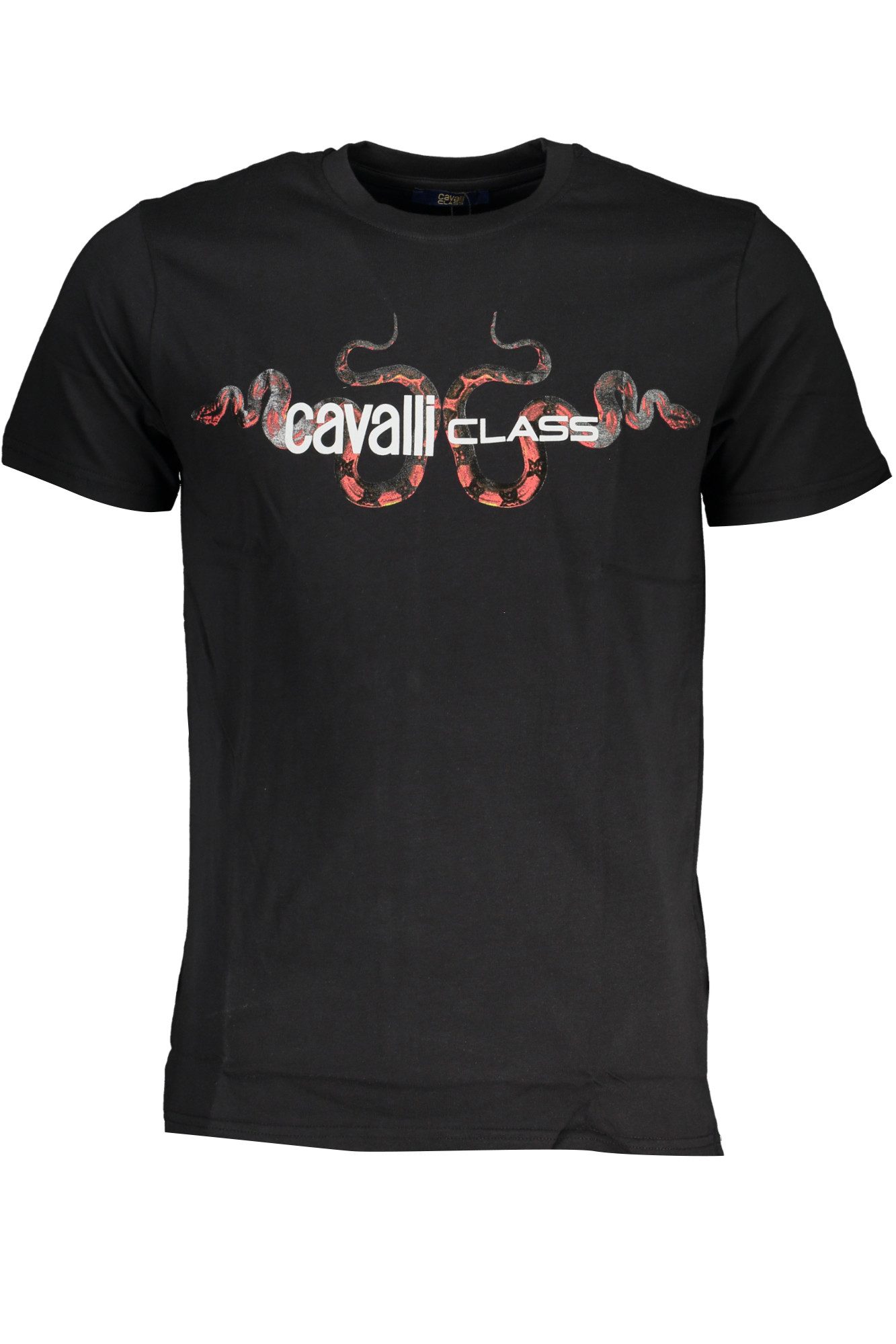 Cavalli Class T-Shirt Herren Kurzarm-T-Shirt Schwarz günstig online kaufen