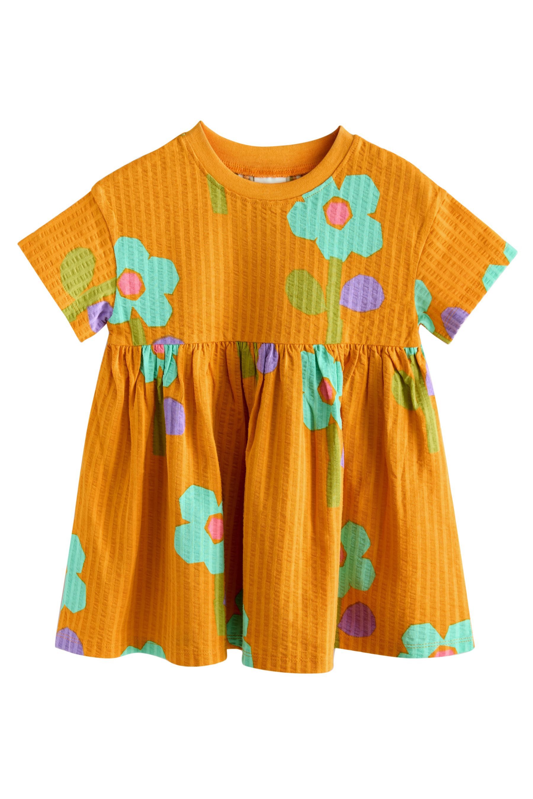 Next Jerseykleid Kurzärmeliges Jersey-Sommerkleid (1-tlg) günstig online kaufen
