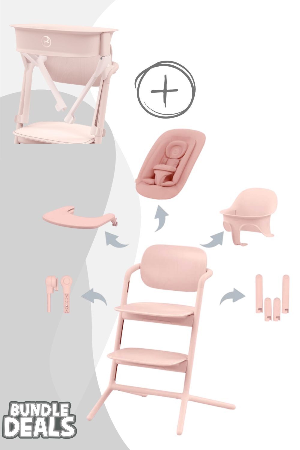 Cybex Hochstuhl Cybex Lemo 5in1 Set Kinderhochstuhl inkl. LemoTower