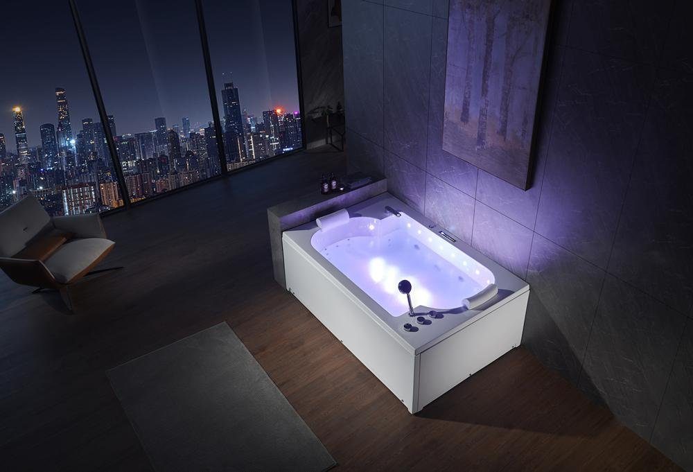 Duwilux Whirlpool-Badewanne SONDERPREIS Whirlpool Florida 185x120 günstig online kaufen