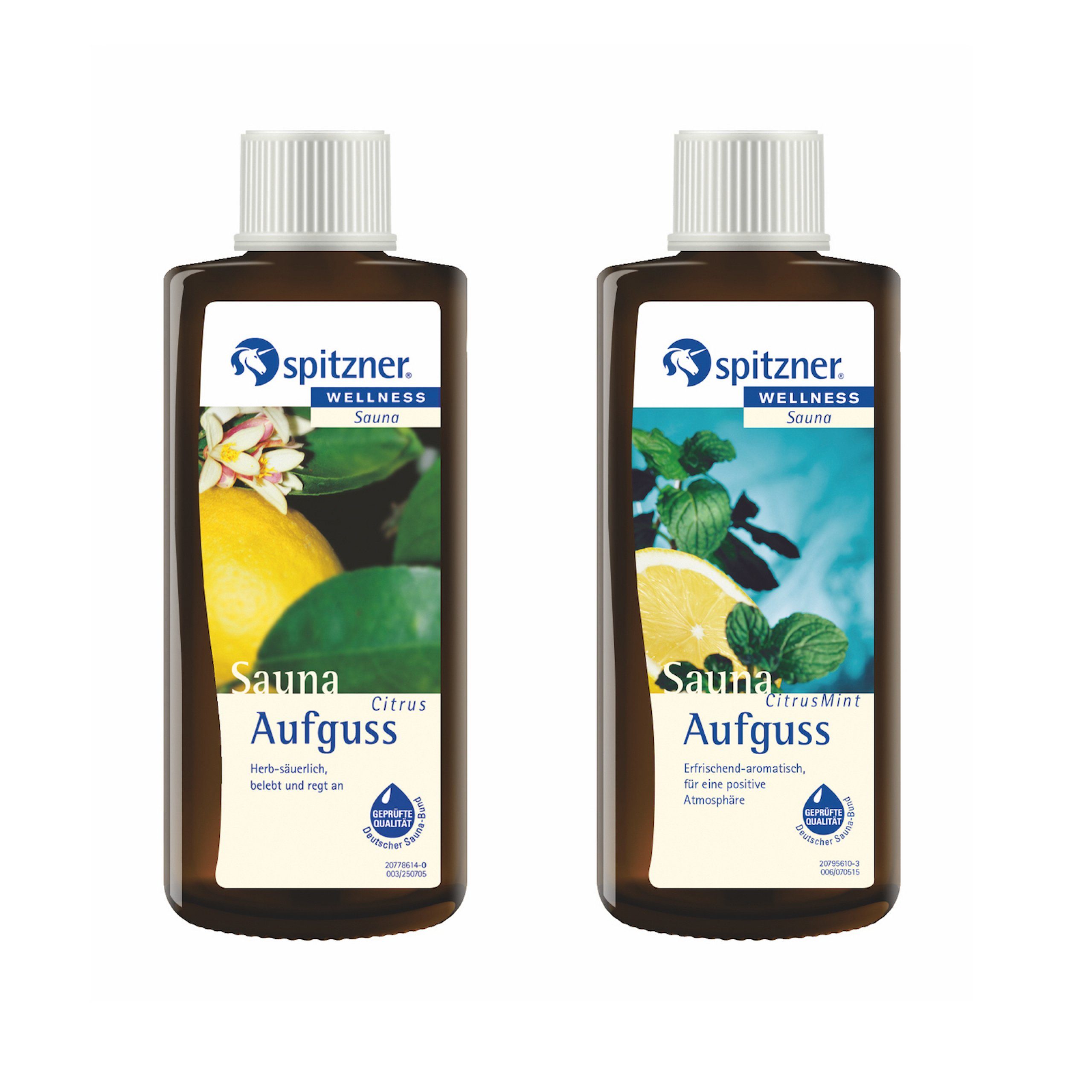 Spitzner Aufgusskonzentrat Spitzner 2 Düfte Citrus und Citrus Mint Vorteilspack Saunaaufguss