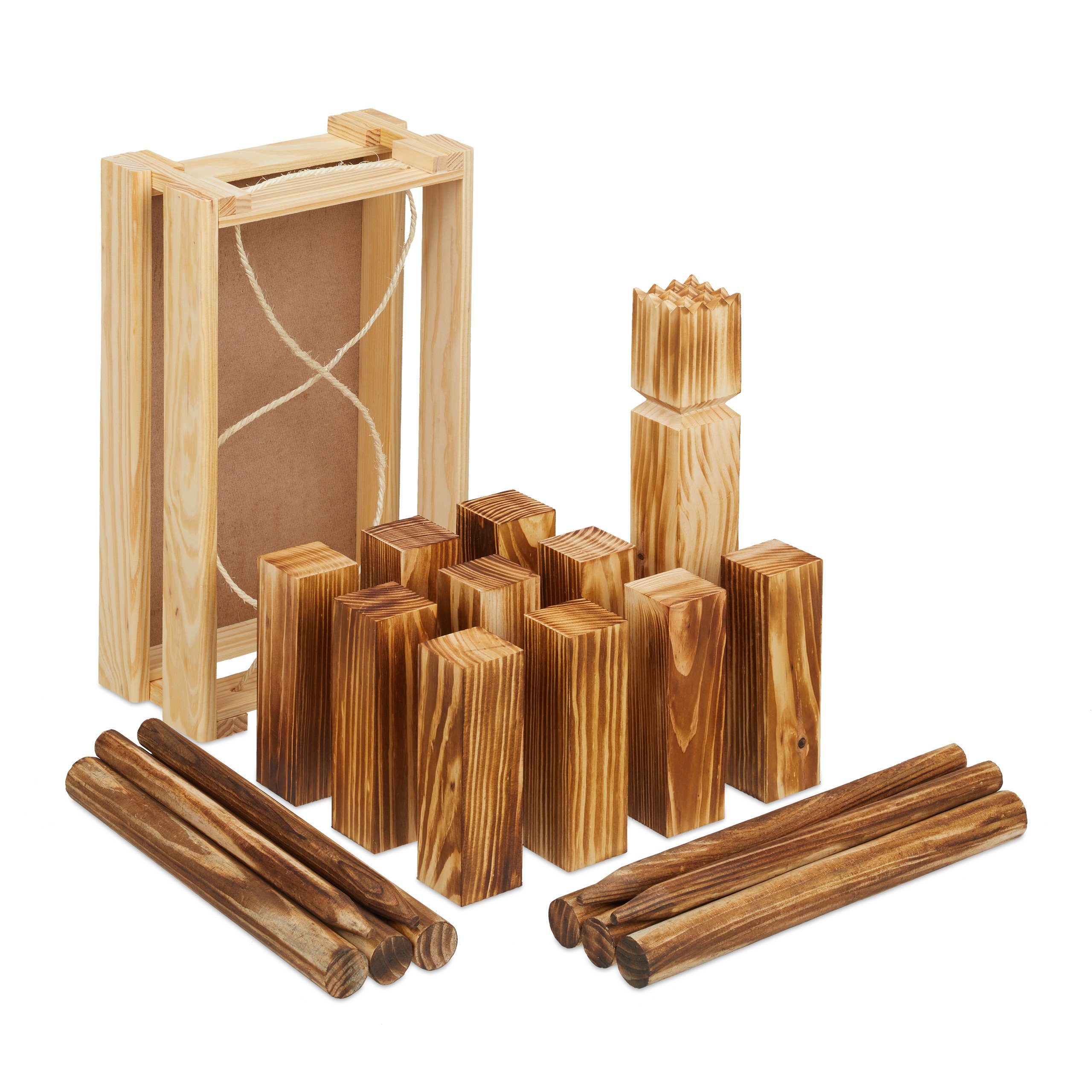 Spielzeug-Gartenset Wikingerspiel Holz