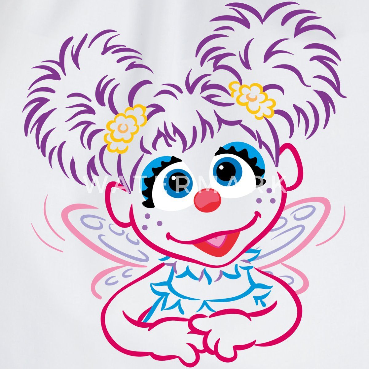 Spreadshirt Turnbeutel Sesamstraße Abby Cadabby Fee Turnbeutel (1-tlg)