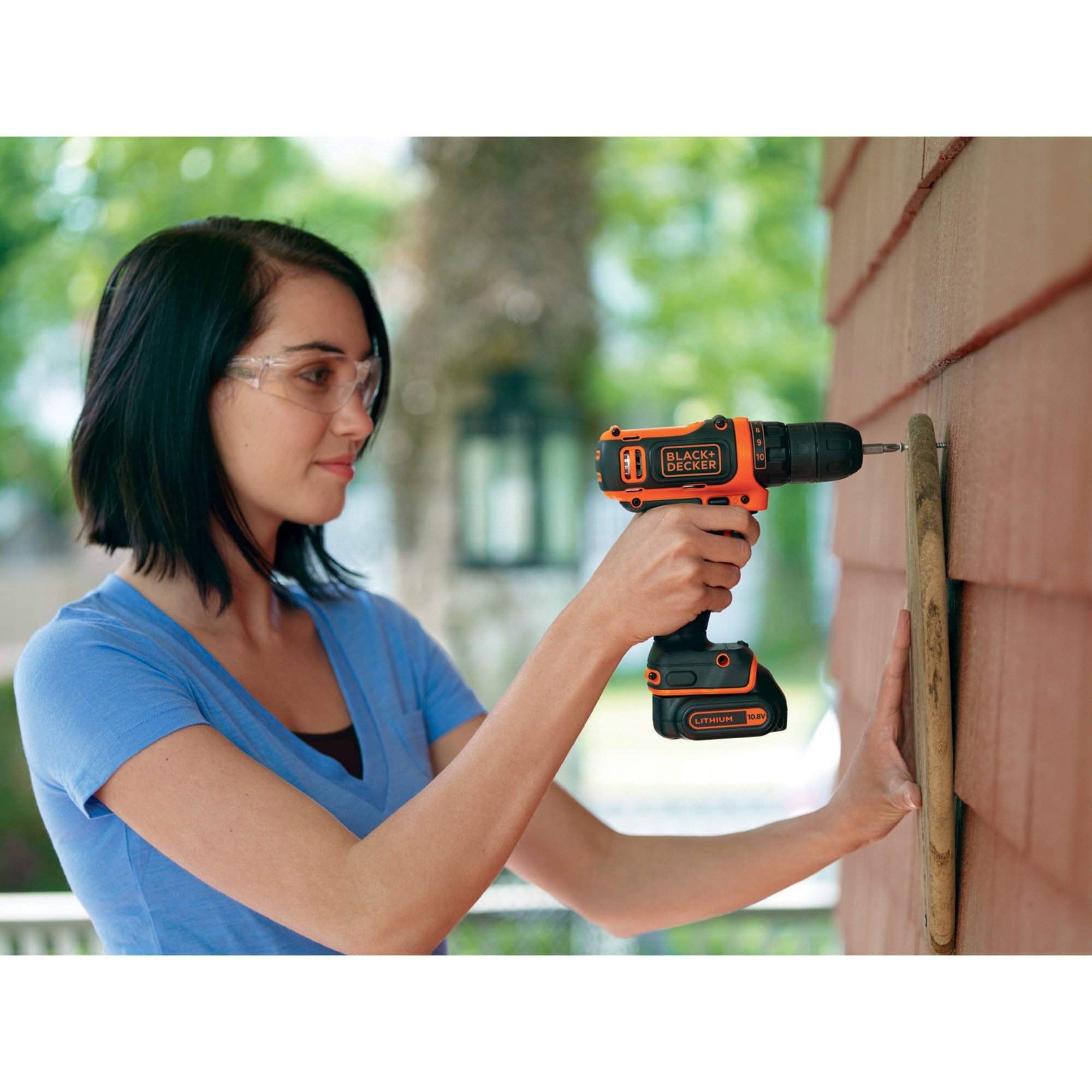 Black + Decker Bohrmaschine BLACK+DECKER Akku-Bohrschrauber BDCDD12, 10,8Volt