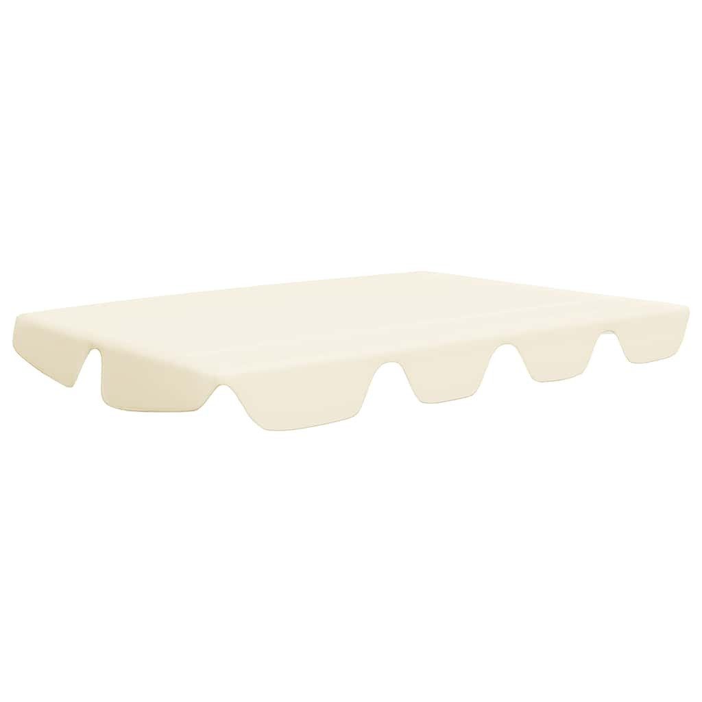 vidaXL Pavillon-Ersatzdach Ersatzdach für Hollywoodschaukel Creme günstig online kaufen