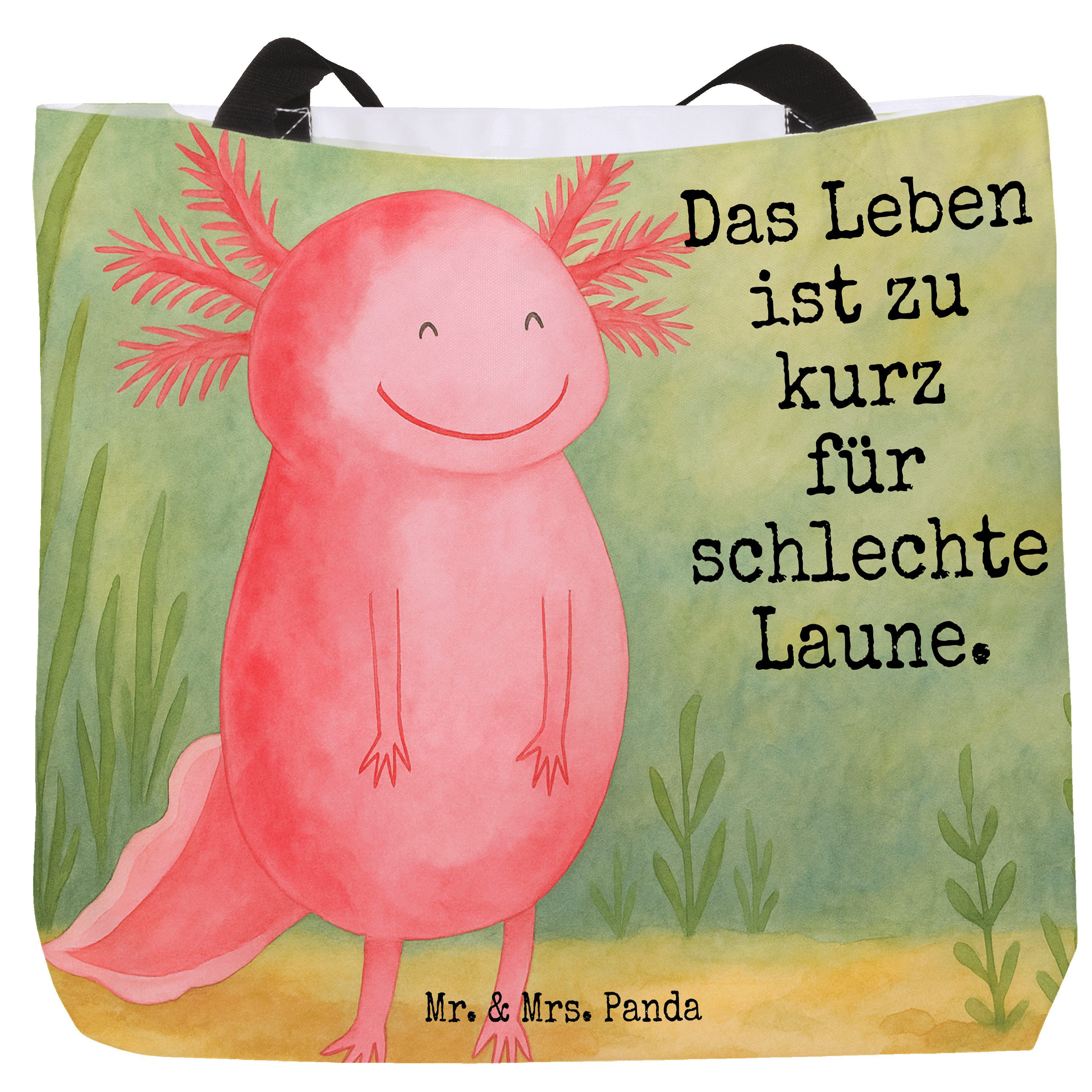 Shopper Axolotl Glücklich Design