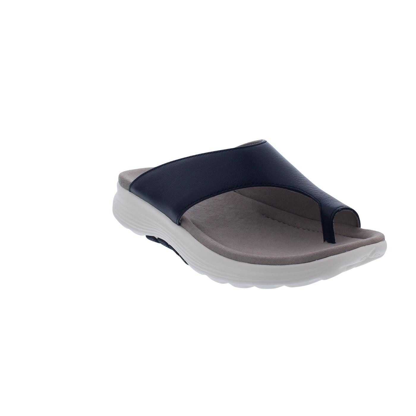 Gabor Rollingsoft Rollingsoft Zehensteg-Pantolette, Cervo (Glattleder), günstig online kaufen