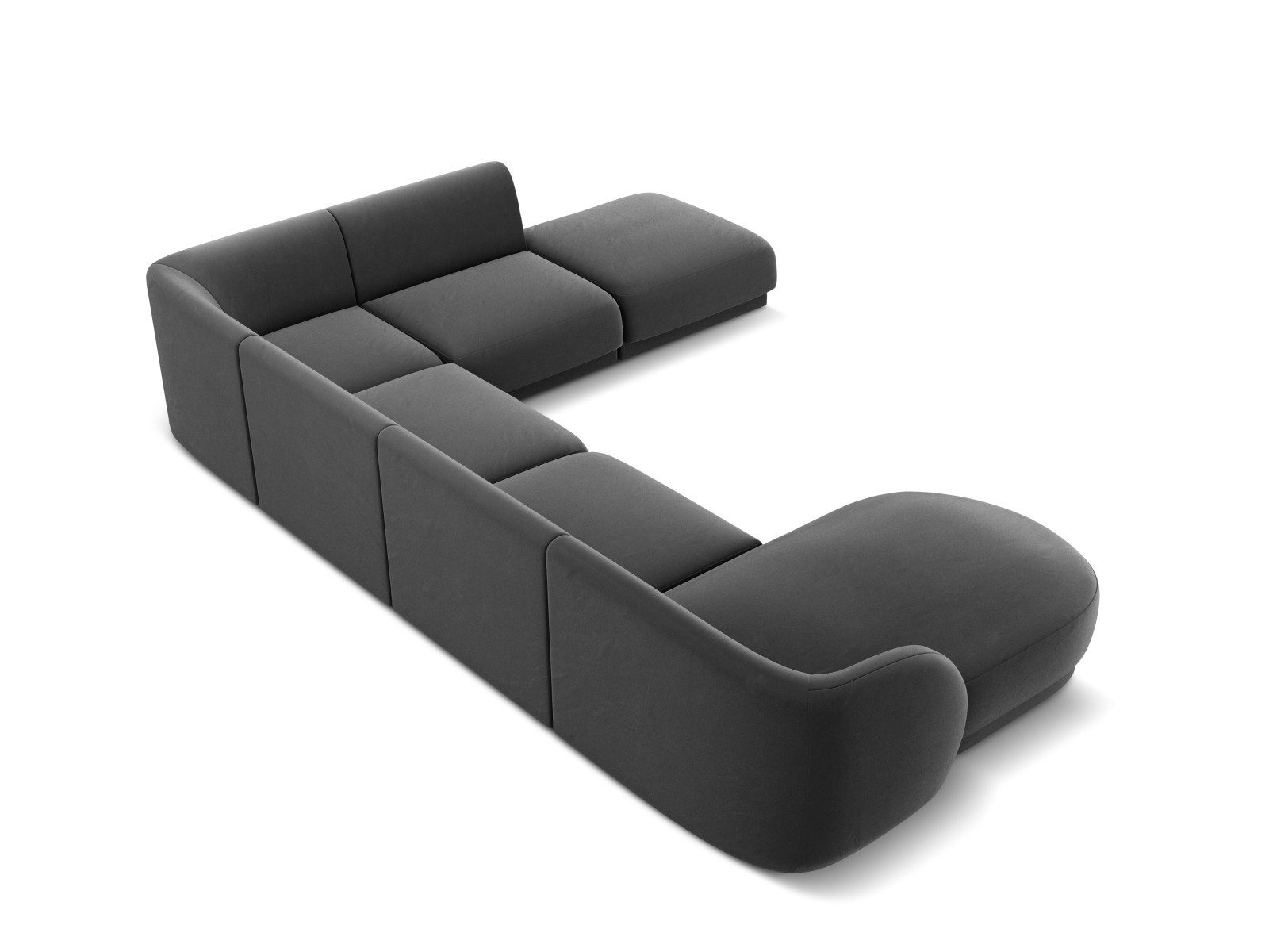 Micadoni Ecksofa Miley, Panorama 6-Sitzer günstig online kaufen