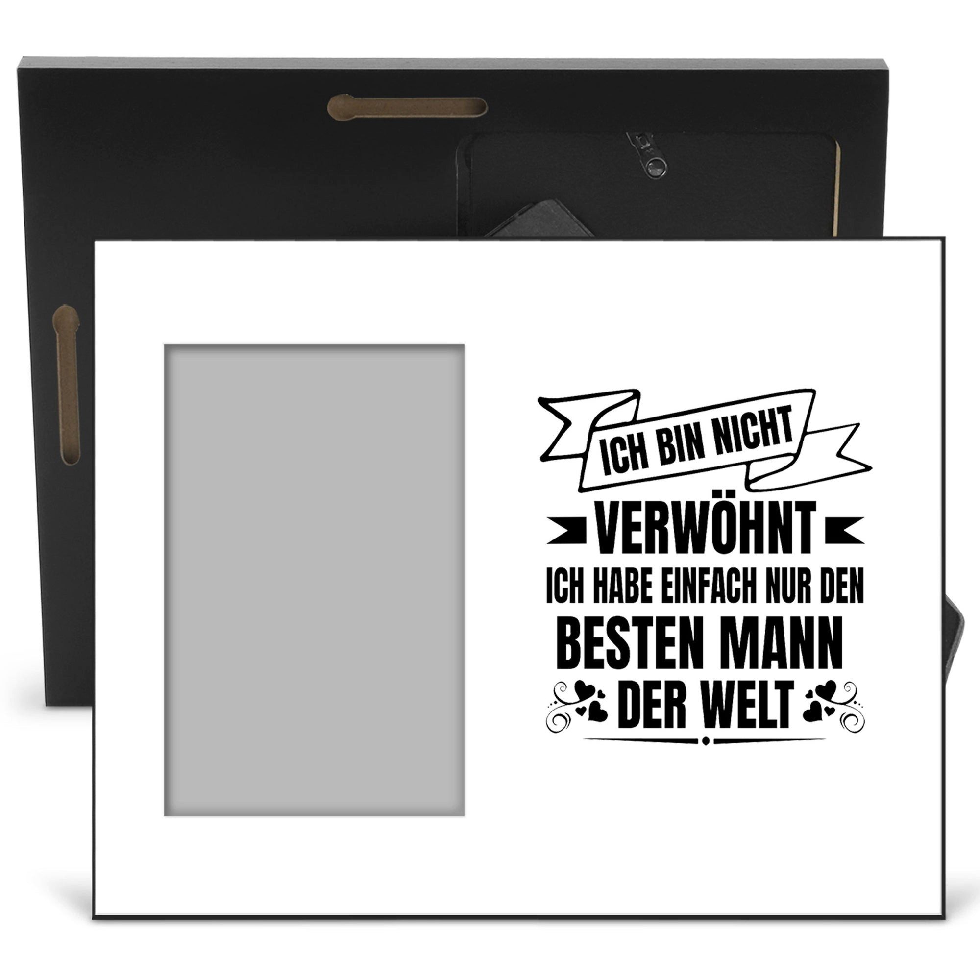 22Feels Bilderrahmen Hochzeitstag Geschenk Deko Ehefrau Geburtstag Valentinstag Frauen, für 1 Bilder, IN DEUTSCHLAND BEDRUCKT