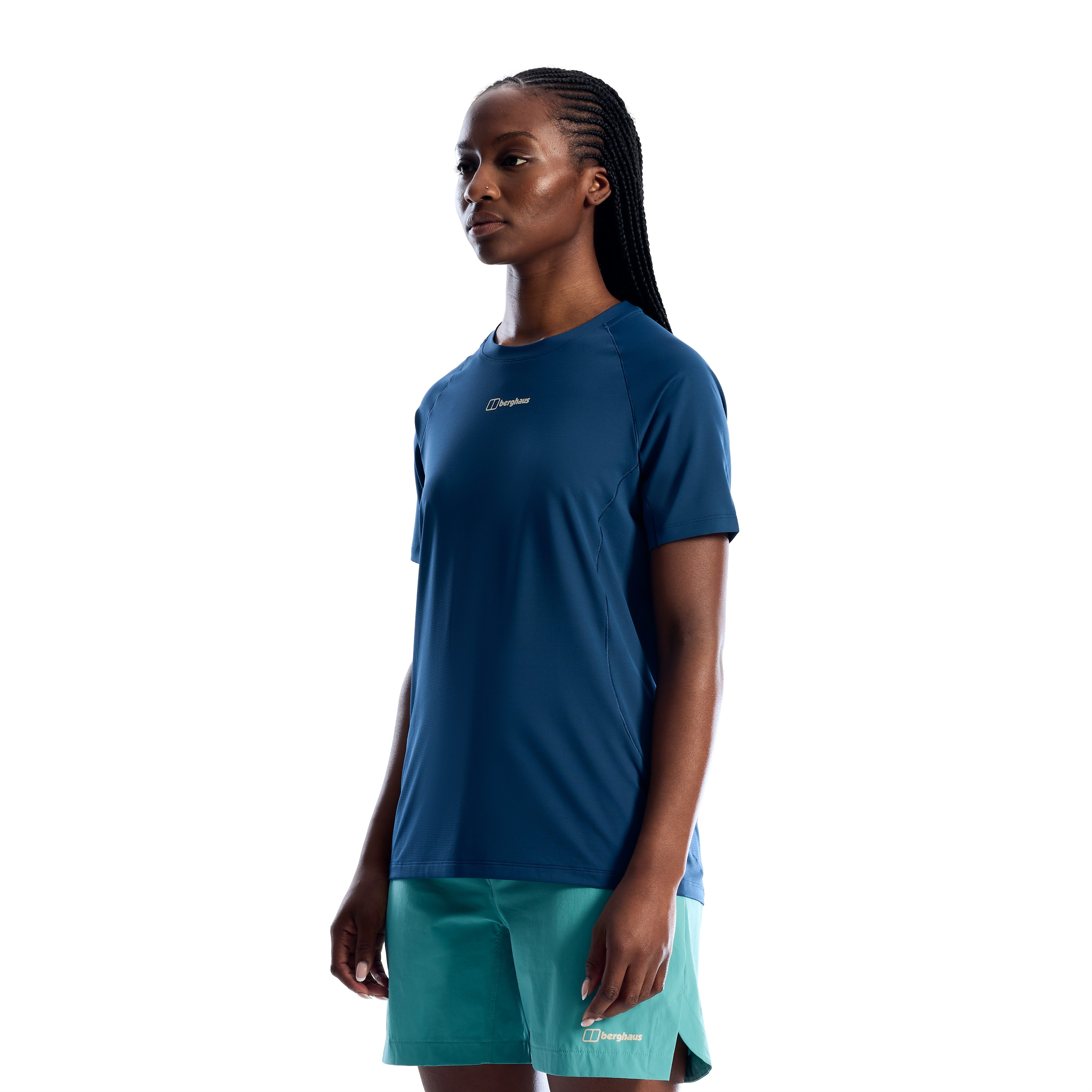 Berghaus T-Shirt BOWBURN TECH TEE AF mit Rundhalsausschnitt, Kurzarm, für Sport- und Outdooranlässe