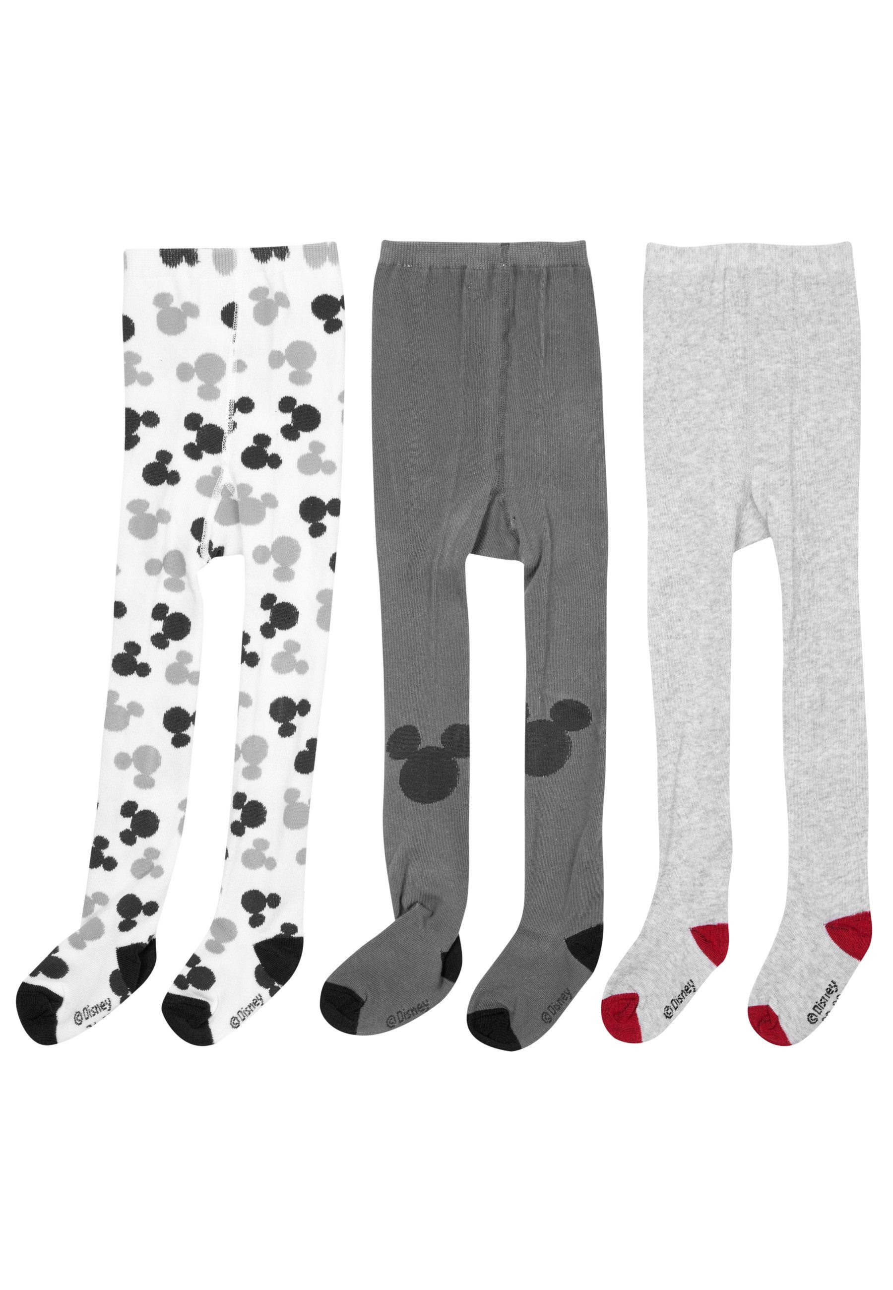Strumpfhose Disney Mickey Mouse Baby Strumpfhose Babystrumpfhose (3er Pack)