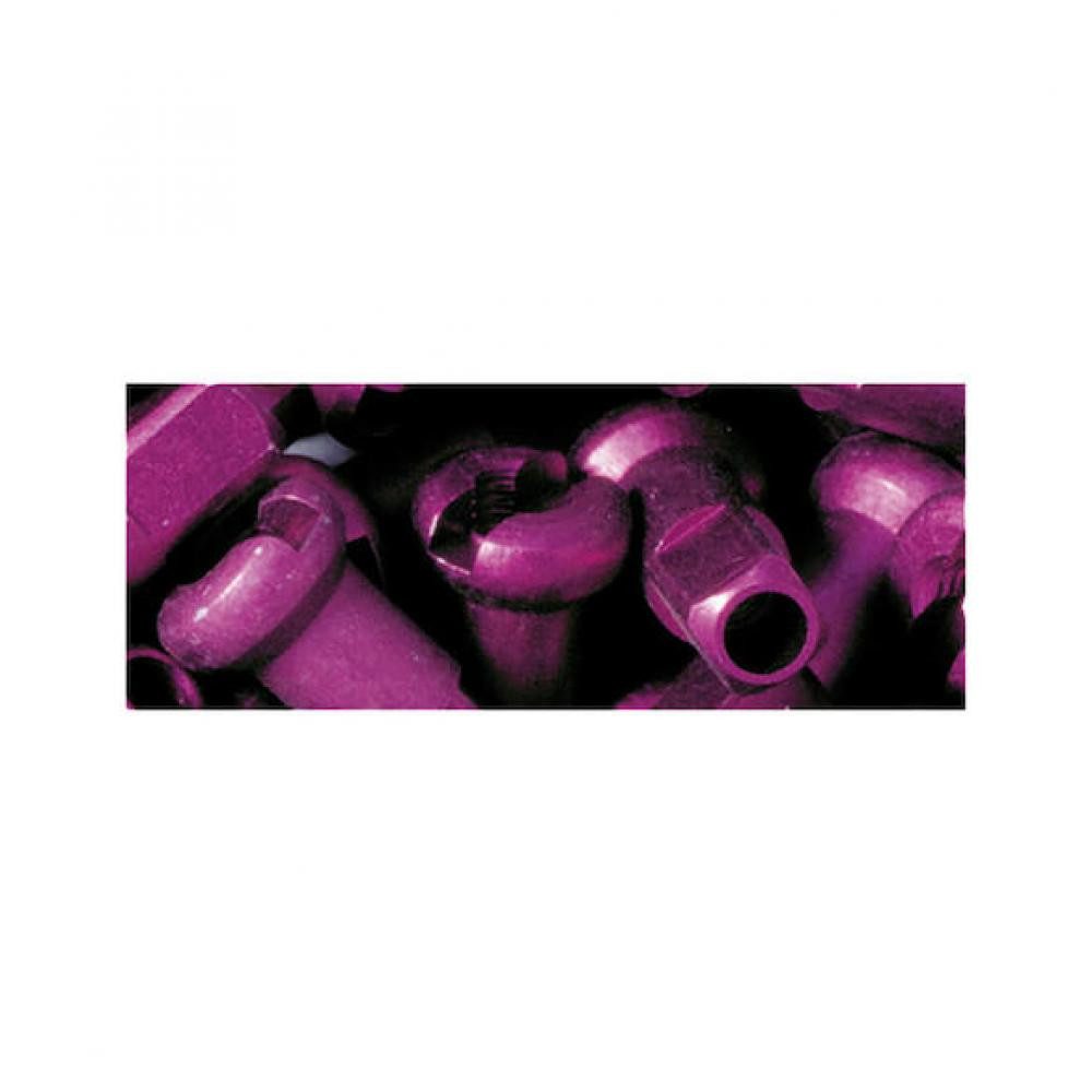 DT Swiss Laufrad DT Swiss Speichennippel 2.0 Aluminium 12 mm violett - ultraleichte Lau