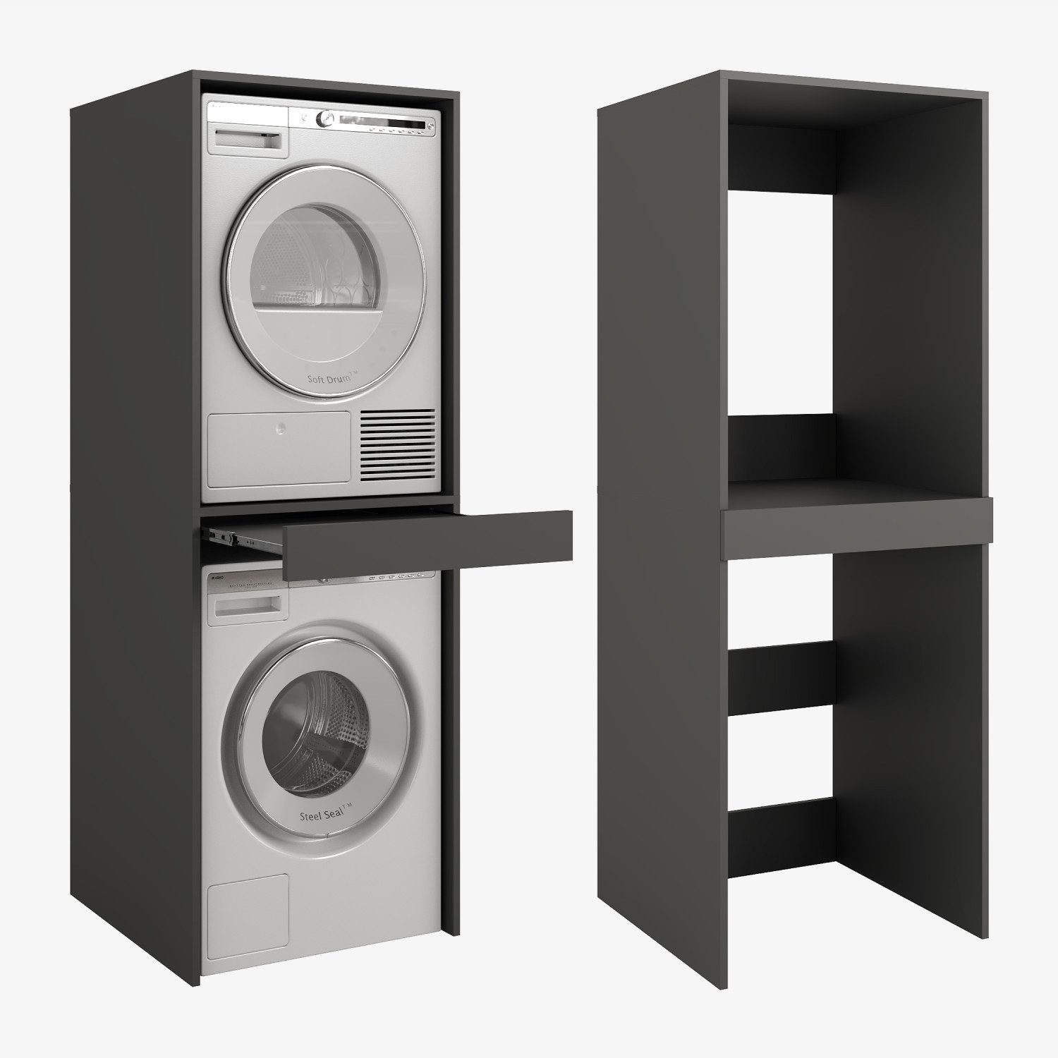 Platan Room Waschmaschinenumbauschrank Waschmaschinenschrank für Waschmasch günstig online kaufen