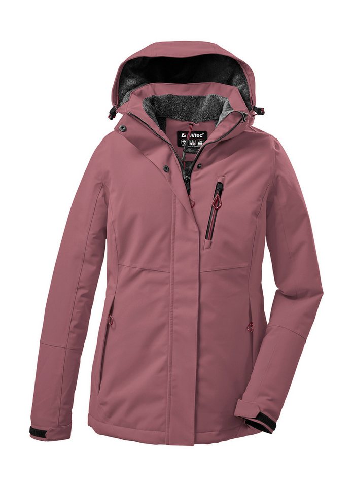 Killtec Outdoorjacke KOW 140 WMN JCKT Wasserdichte Damenjacke, atmungsaktiv, abnehmbare Kapuze