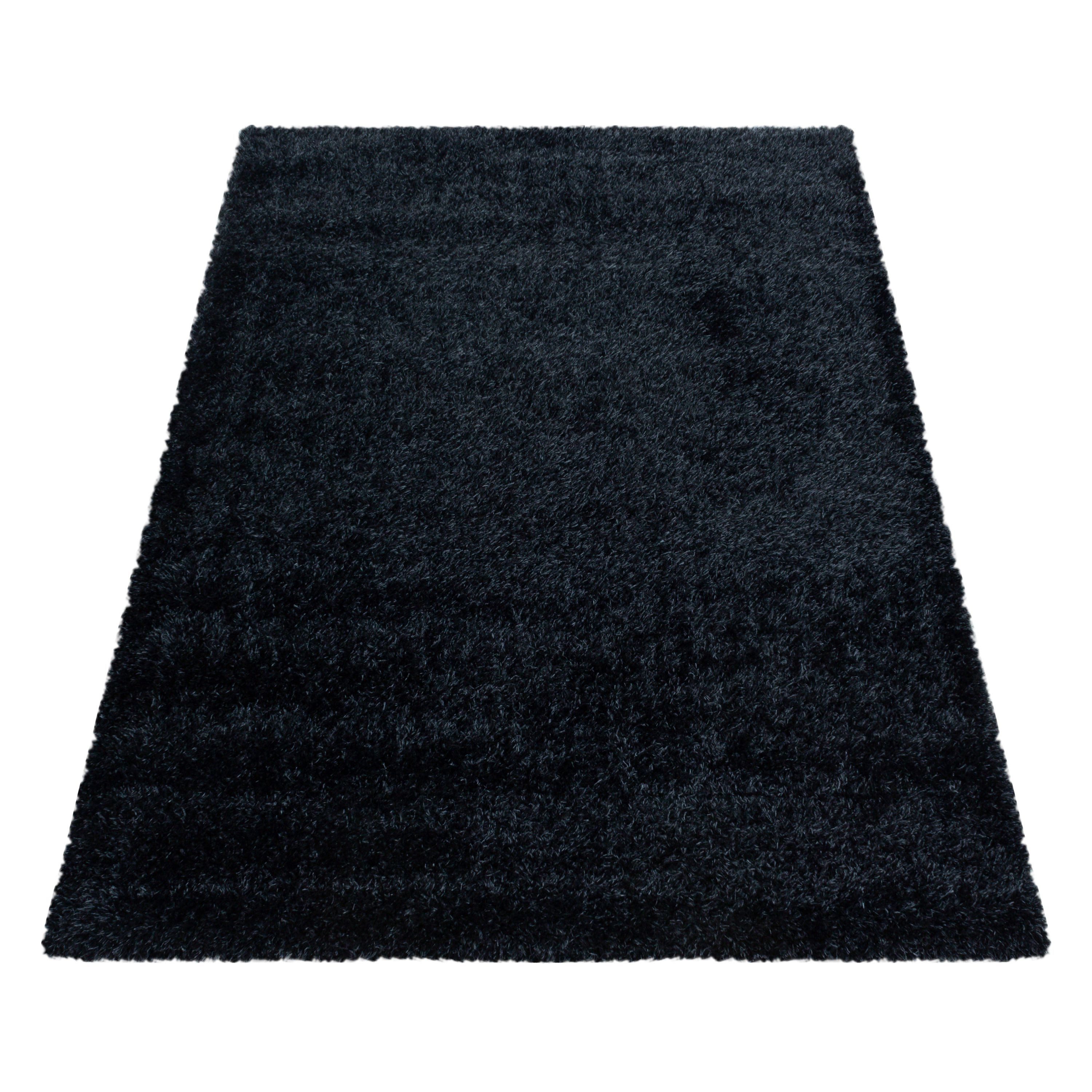 Carpettex Hochflor-Teppich Unicolor - Einfarbig, Läufer, günstig online kaufen