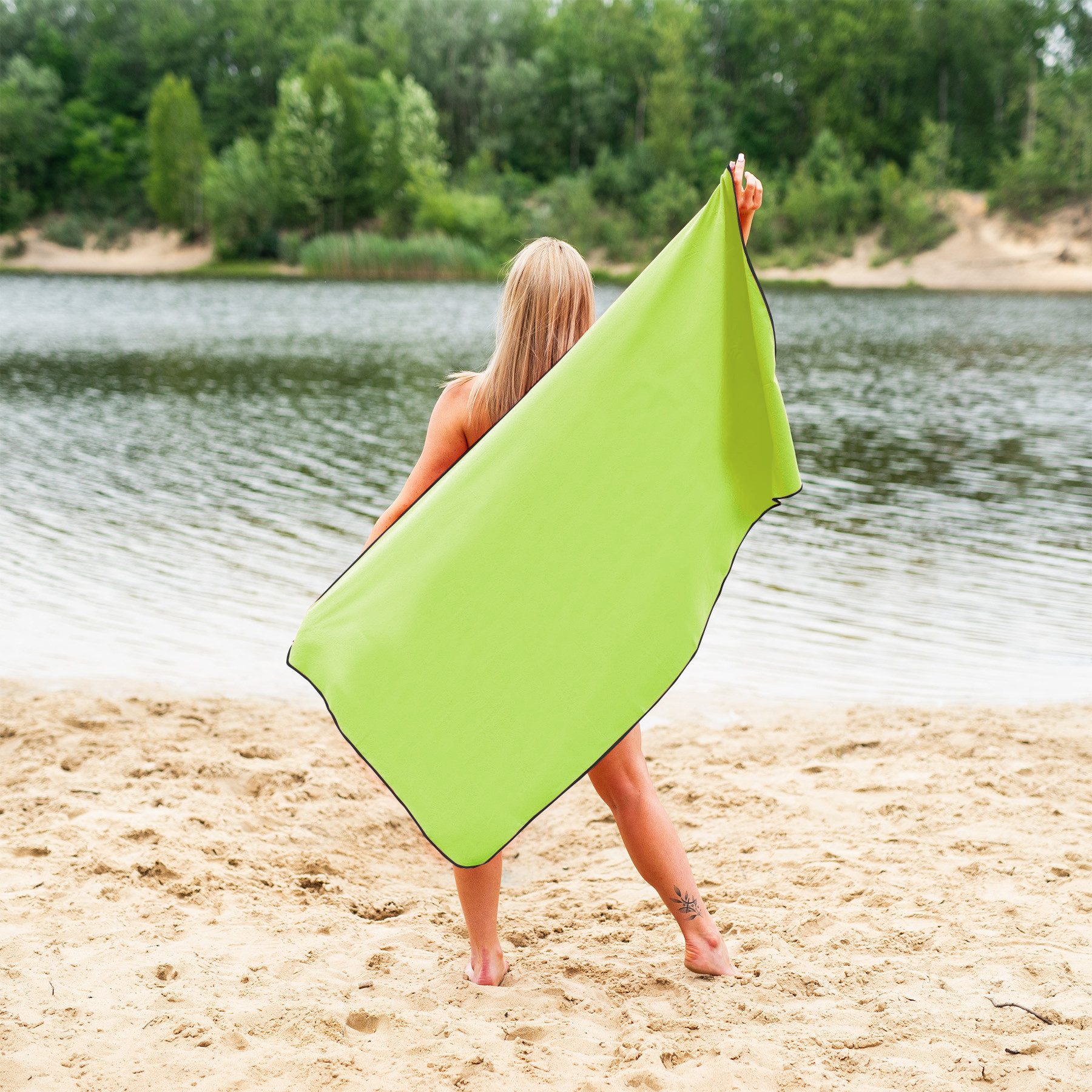 Nils Handtuch Mikrofaserhandtuch Campinghandtuch Strandtuch 140x70cm, günstig online kaufen