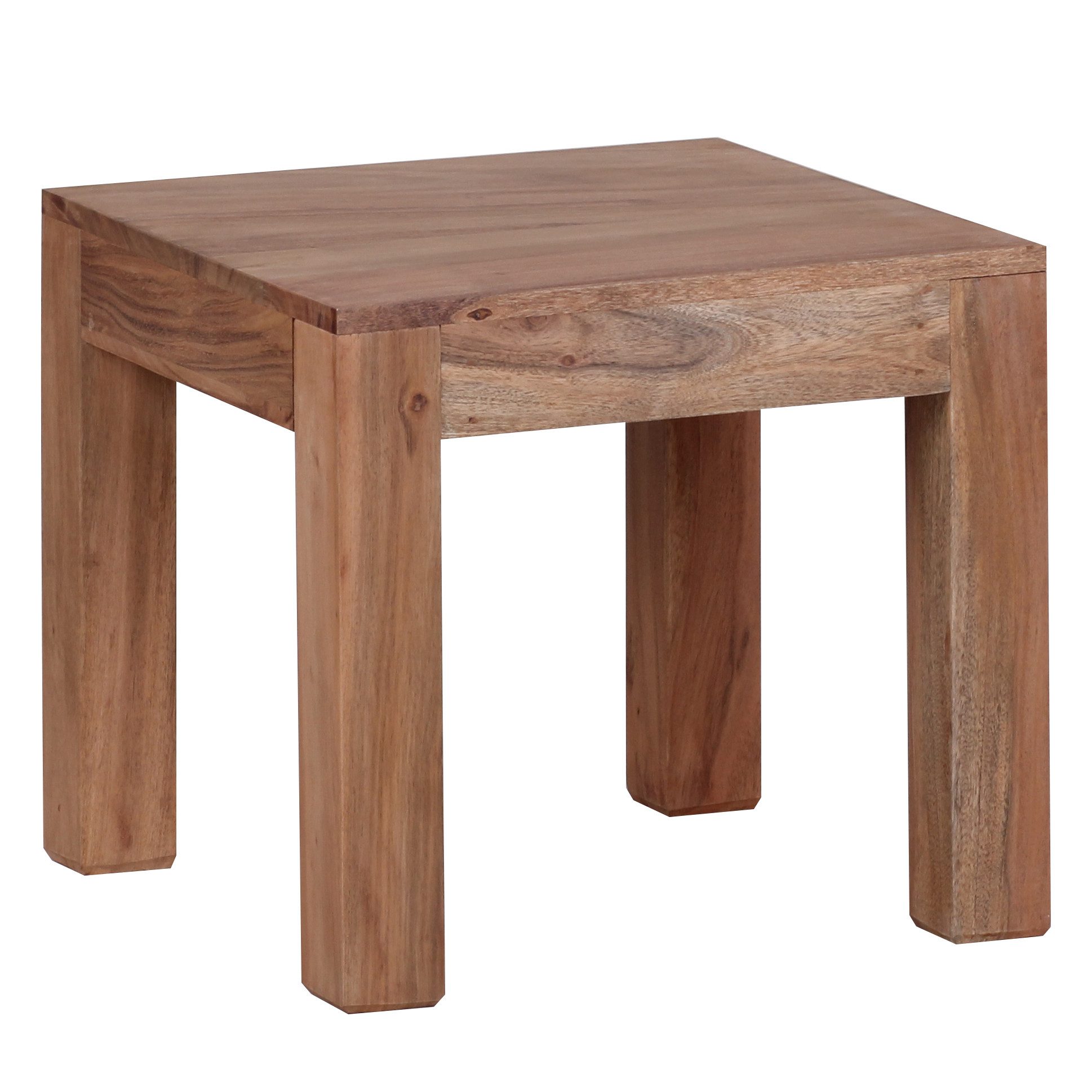 FINEBUY Couchtisch SuVa2394_1 (Akazie Massivholz, 45x45x40 günstig online kaufen
