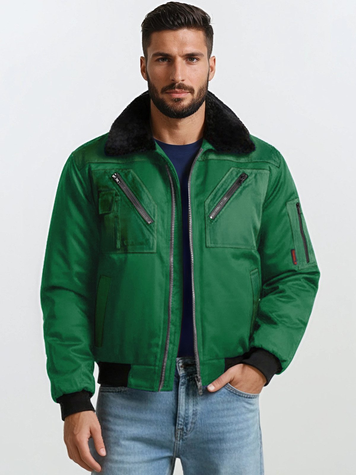 urbandreamz workwear Pilotenjacke 4-in-1 Arbeitsjacke Übergangsjacke Winter günstig online kaufen