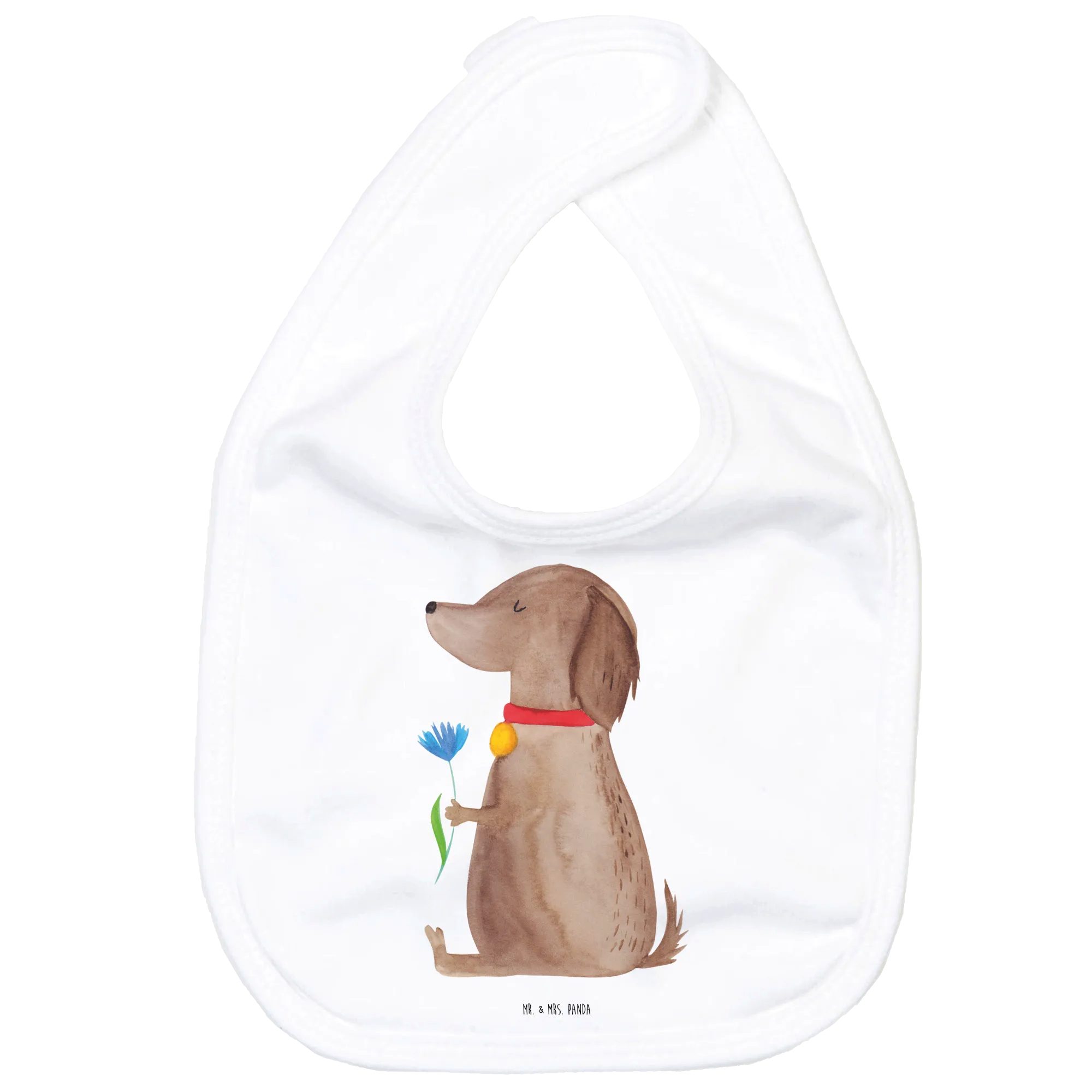Tragetuch Hund Blume - Weiß - Geschenk, Hunde, Vierbeiner, niedlich, Sprüche, H