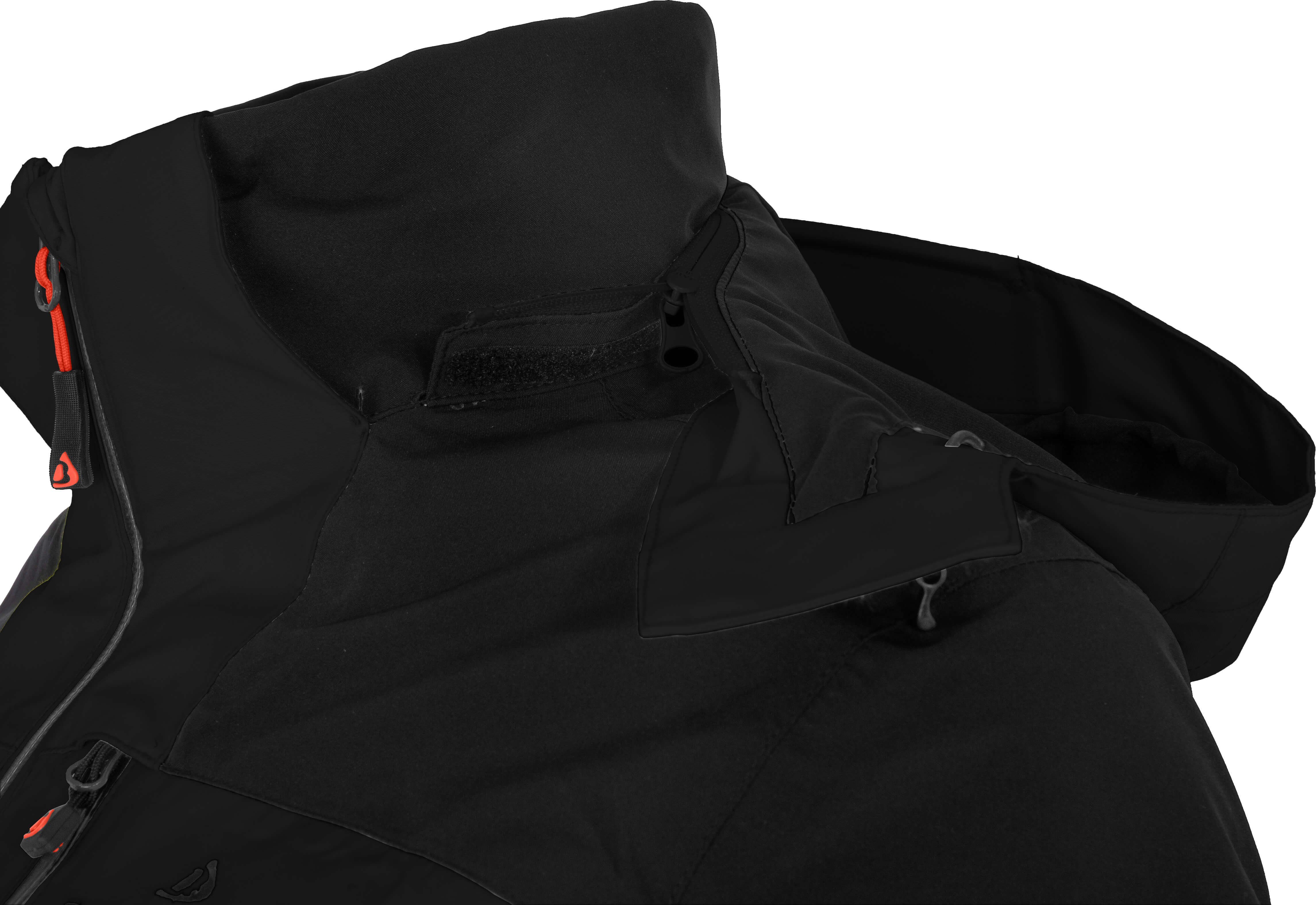 Damen Innenjacke, schwarz Outdoorjacke Fleece KURRIKA Bergson Wassersäule, Normalgrößen, Doppeljacke Regenjacke, mm 20000