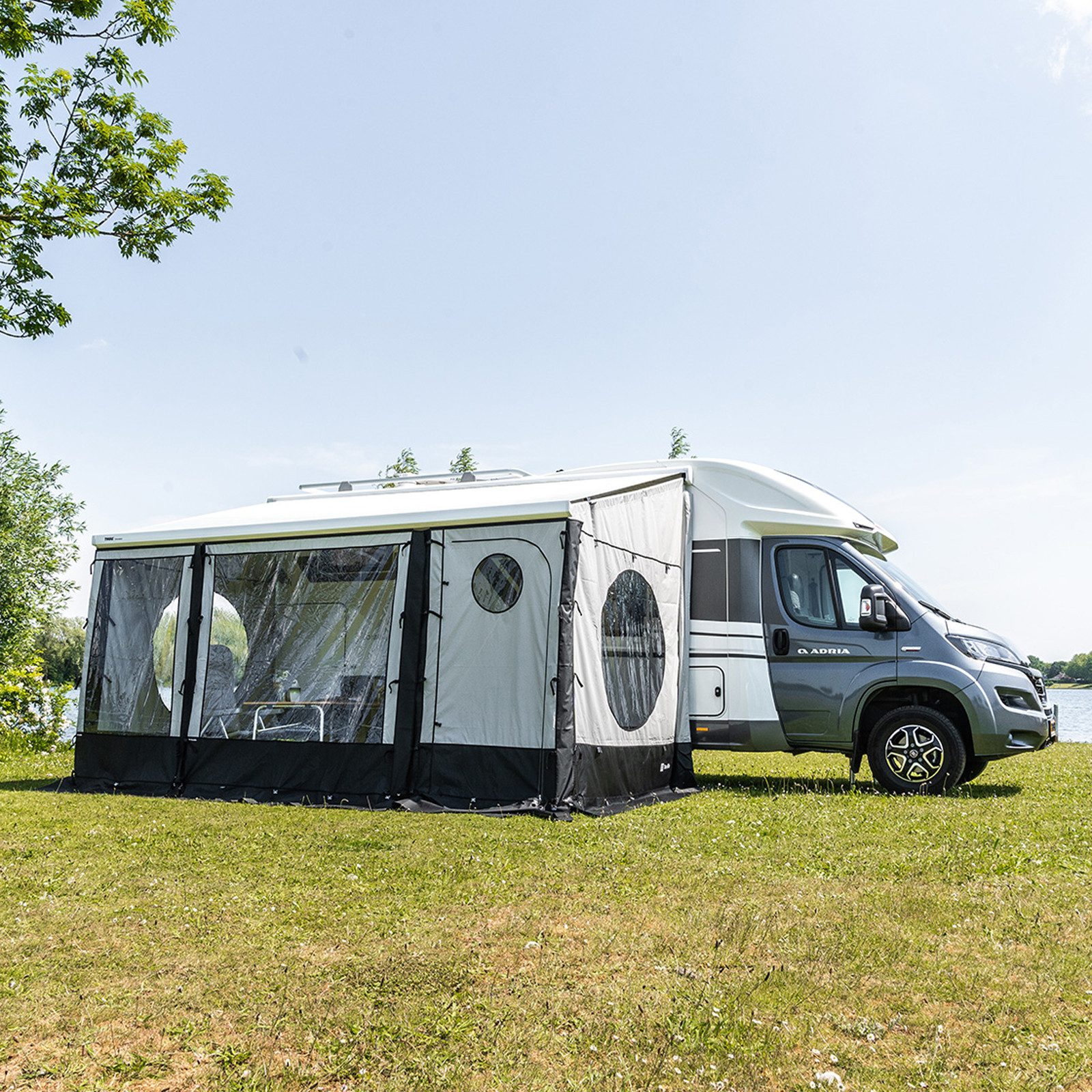 Travellife Vorzelt Markise Vorderwand Scala Front Wand, Panel Thule Omnistor Passend 1,1m