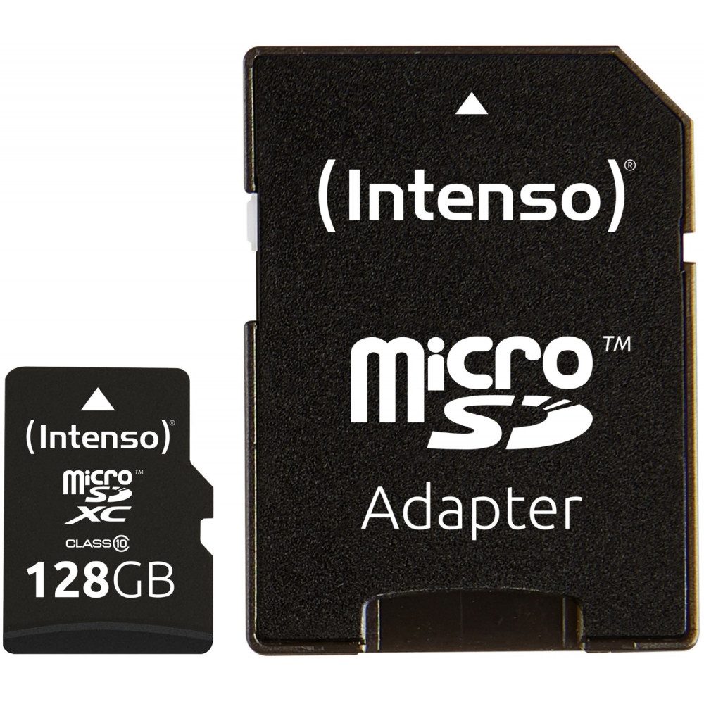 Intenso intenso microSDXC Card Class 10 (128GB) Speicherkarte. Speicherkarte (128 GB GB, Wasserfest)