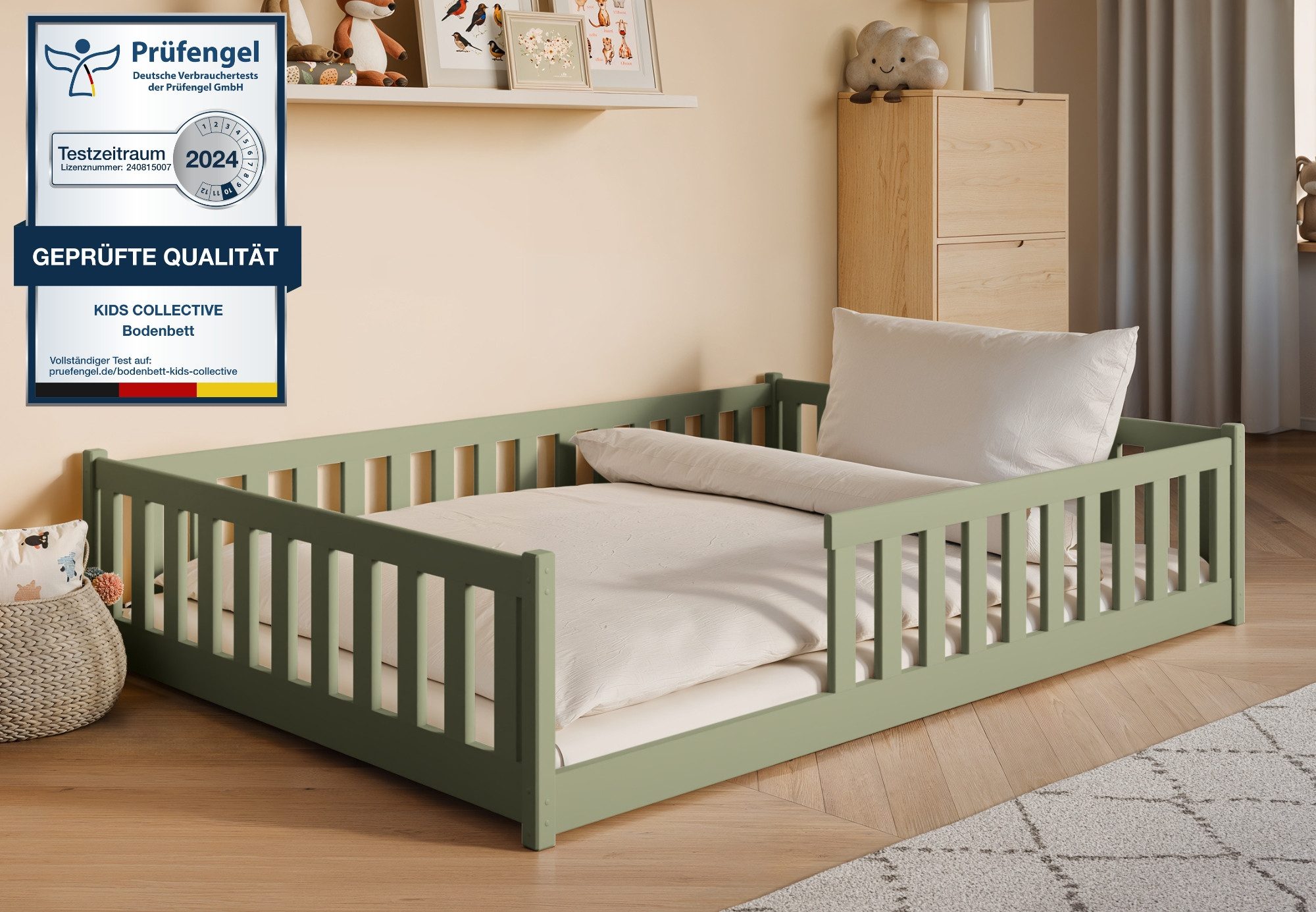 Kids Collective Kinderbett Bodenbett Bett mit günstig online kaufen