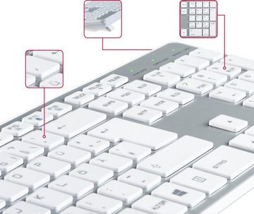 Hama Tastatur PC Tastatur kabelgebunden im Slim-Design Tastatur