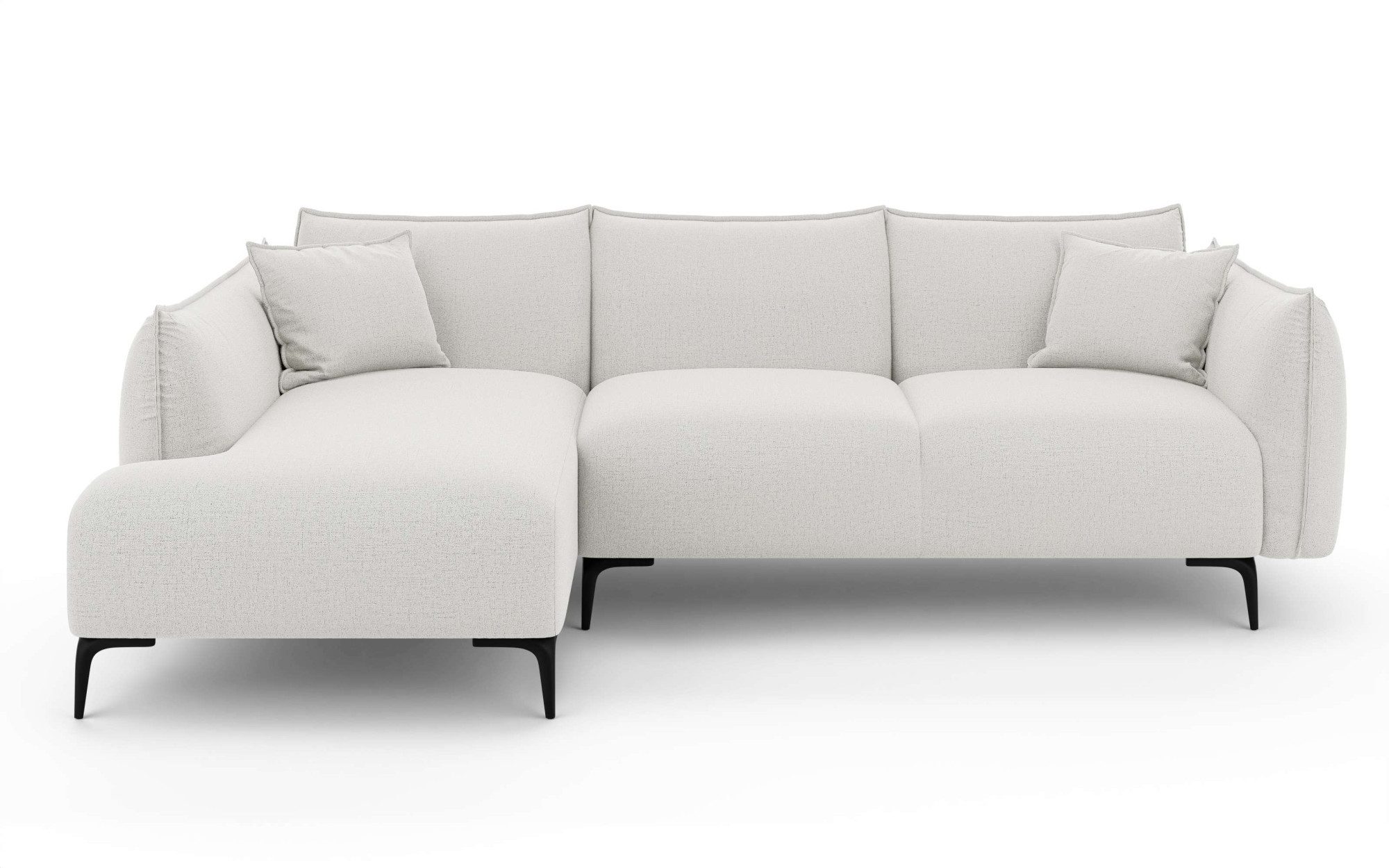 LeGer Home by Lena Gercke Ecksofa Adelita mit Ottomane links oder rechts bestellbar, B/H/T 270/97/168, L-Form mit Wellenunterfederung, enthält 2 Zierkissen. Reduzierter Preis € 1.399,99. Unverbindliche Preisempfehlung € 1.650,00