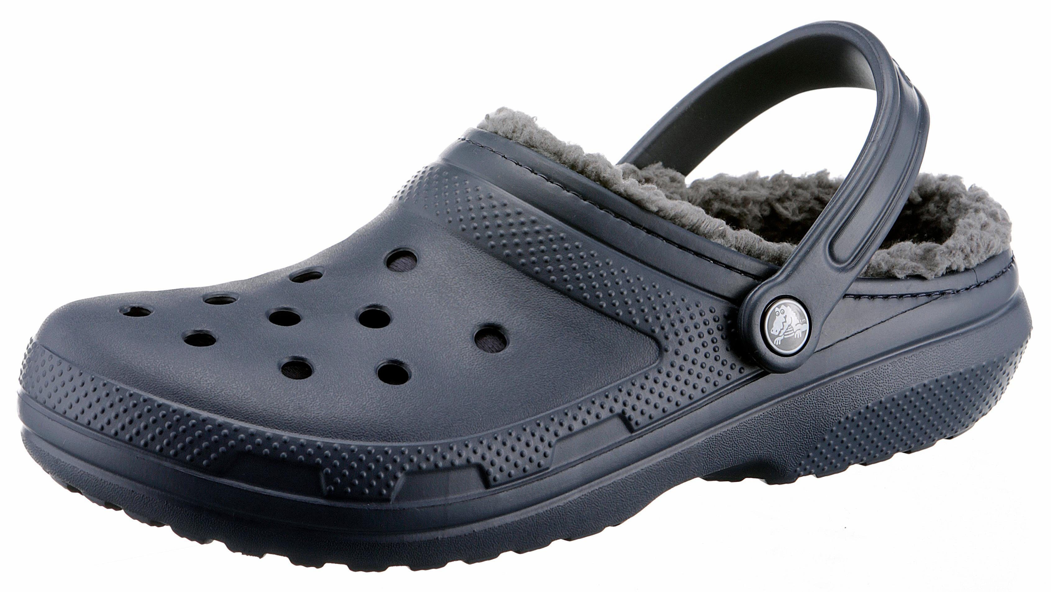 Crocs Classic Lined Clog Hausschuh, Gartenschuh, Schlappen, Clog, mit kuscheligem Fellimitat