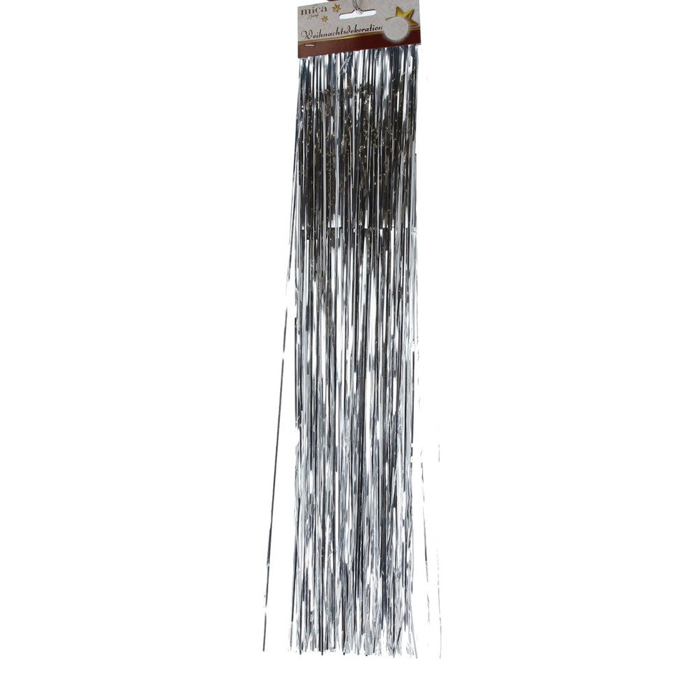 Christbaumschmuck Lametta silber - ca. 50 x 40 cm