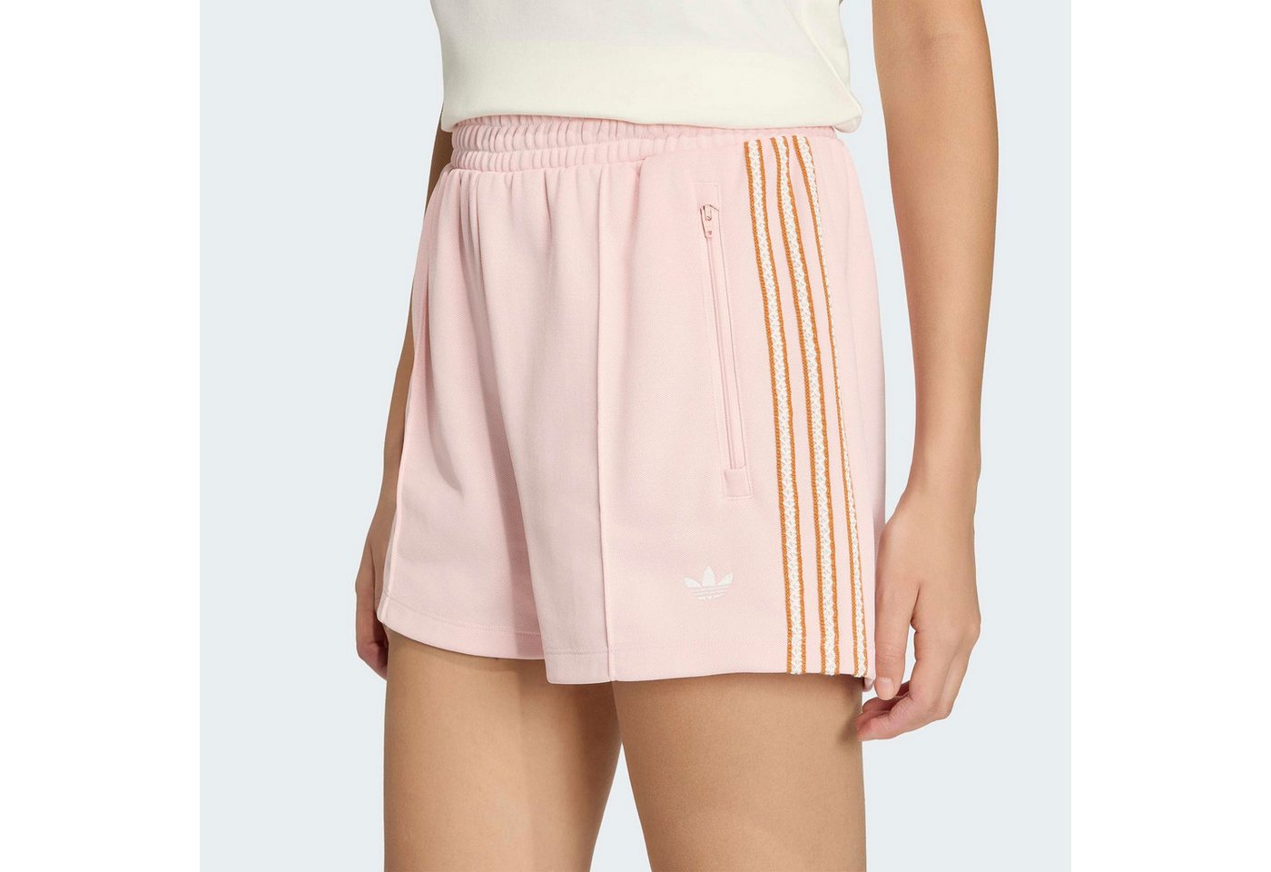 adidas Originals Shorts ADIDAS ORIGINALS SUMMER GLOW aus Baumwolle, mit Gummizug, enger Schnitt