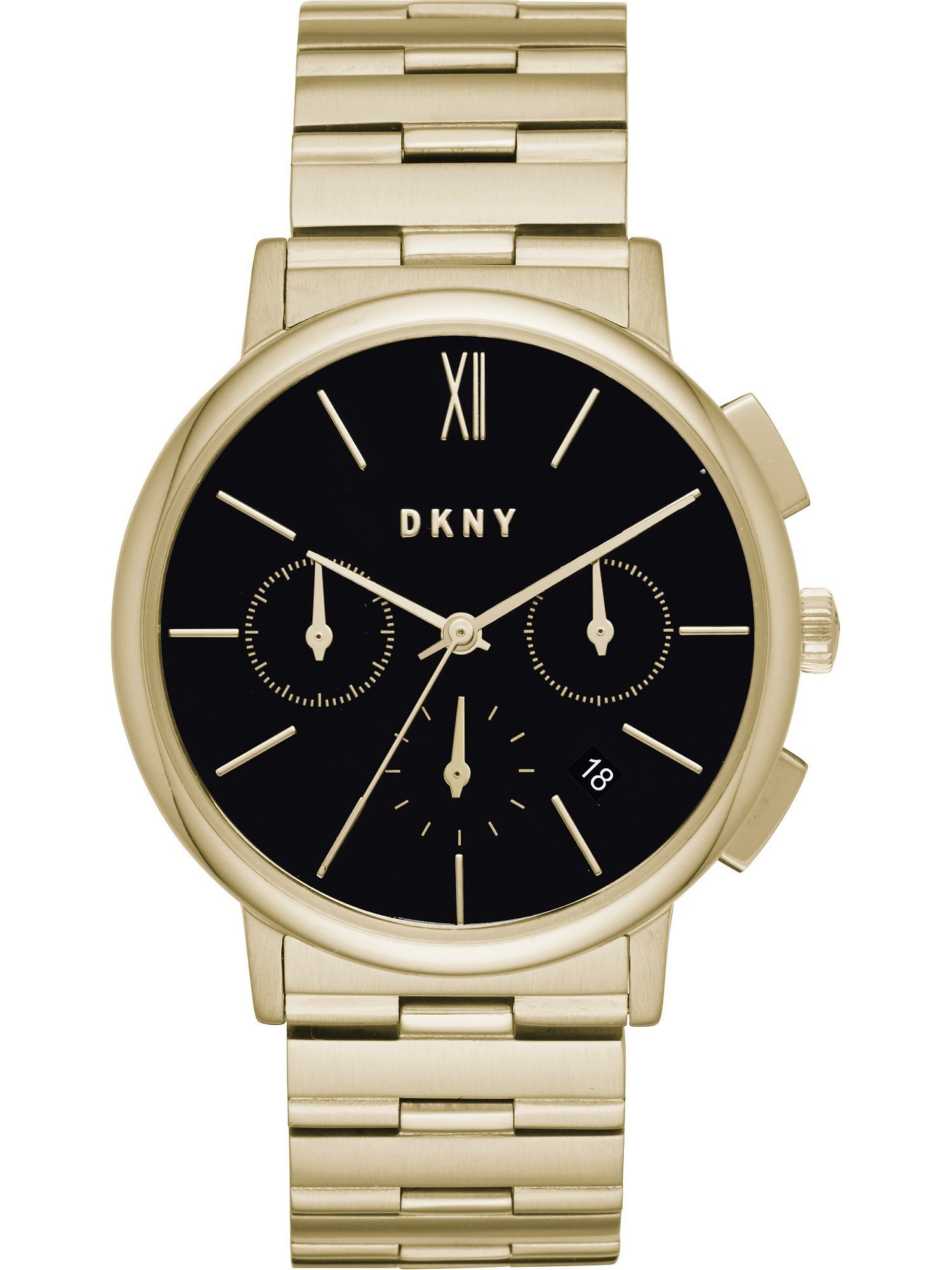 DKNY Chronograph DKNY Damen-Uhren Analog Quarz