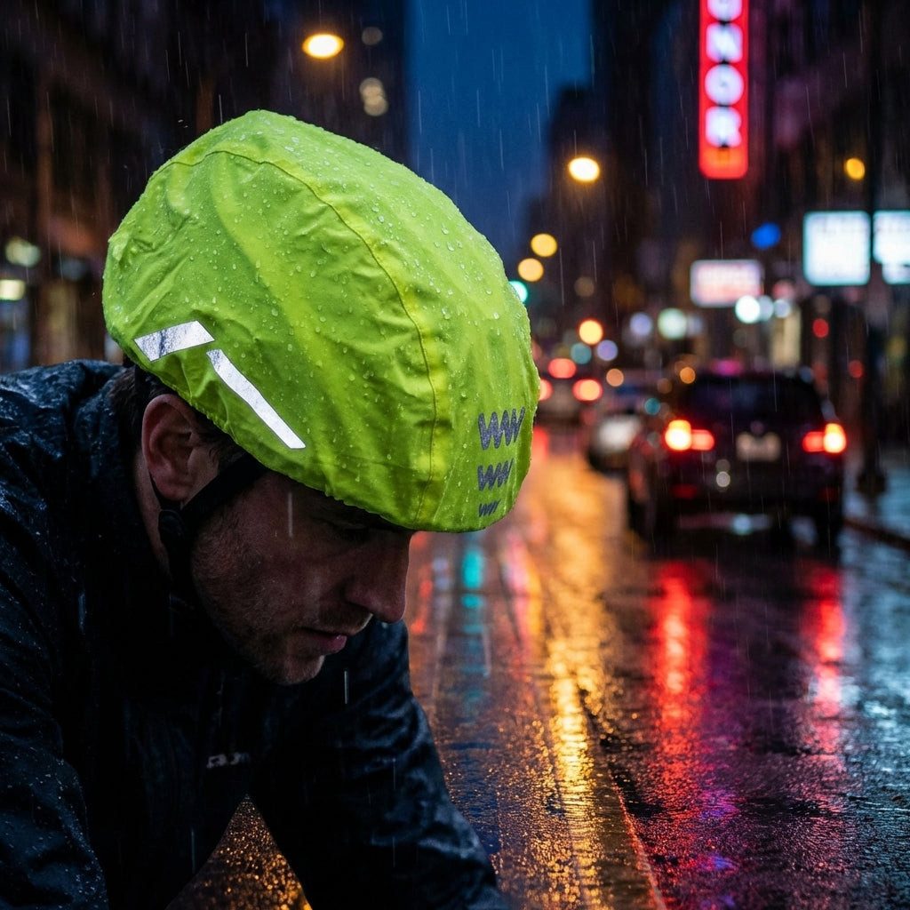 WOWOW Warnweste Wowow Reflex-Regenschutz für den Helm wasserdicht Einheitsgröße gelb