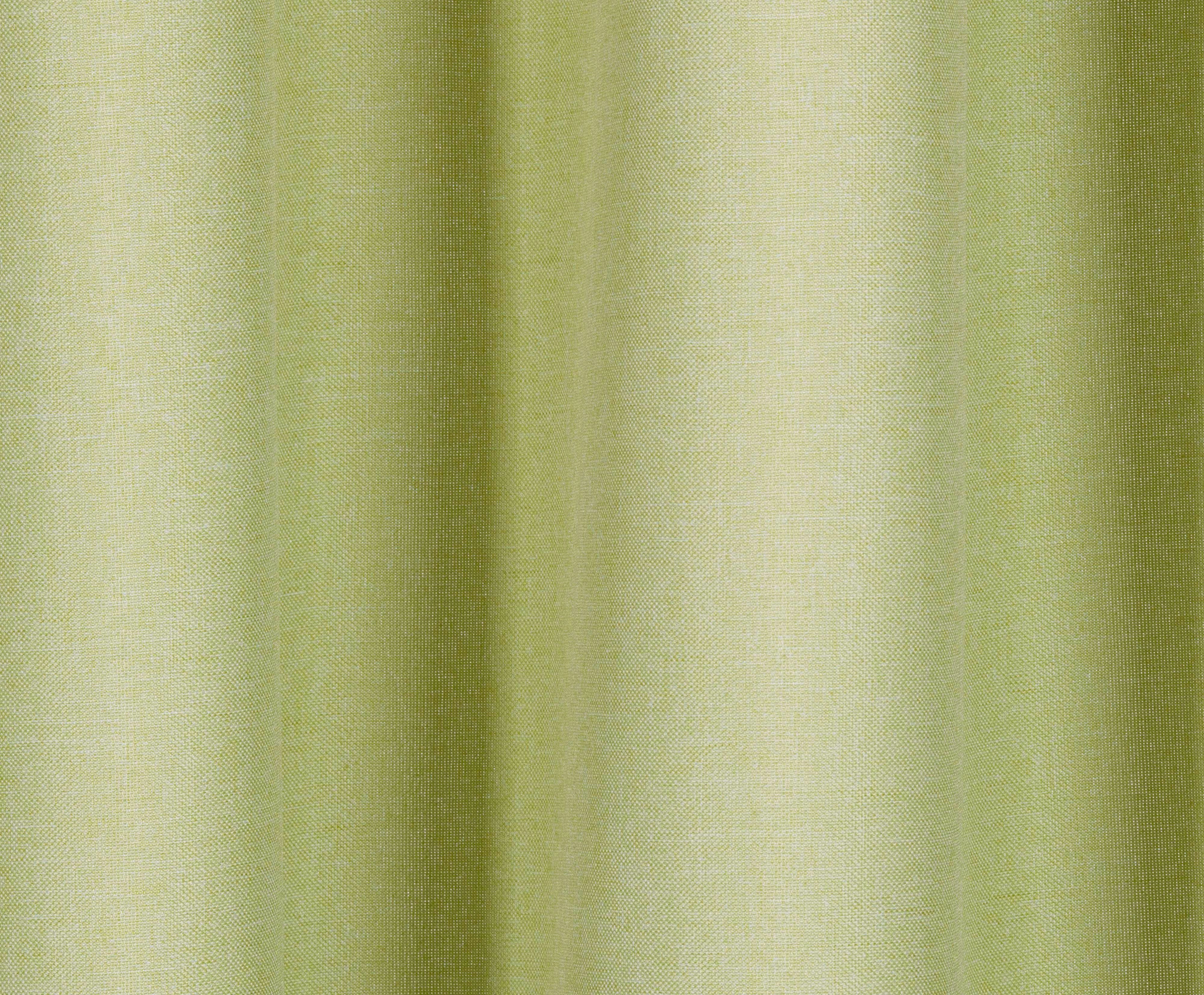 Ösenschal, 245x140, Gözze, (1 Linus abdunkelnd, Panamagewebe grün Ösen Uni HxB: Vorhang St),