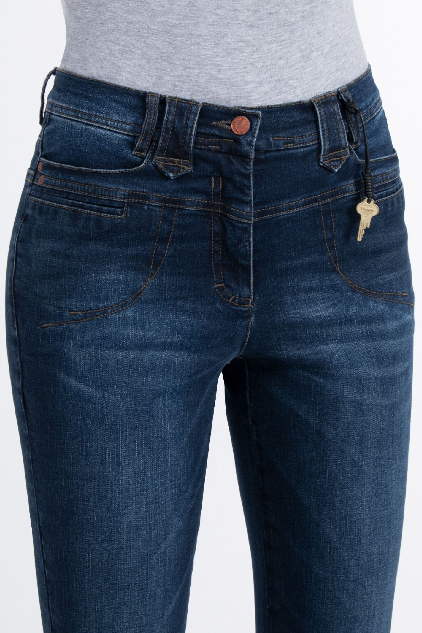 ALINA 5-Pocket-Jeans DEEP-BLUE Recover Pants