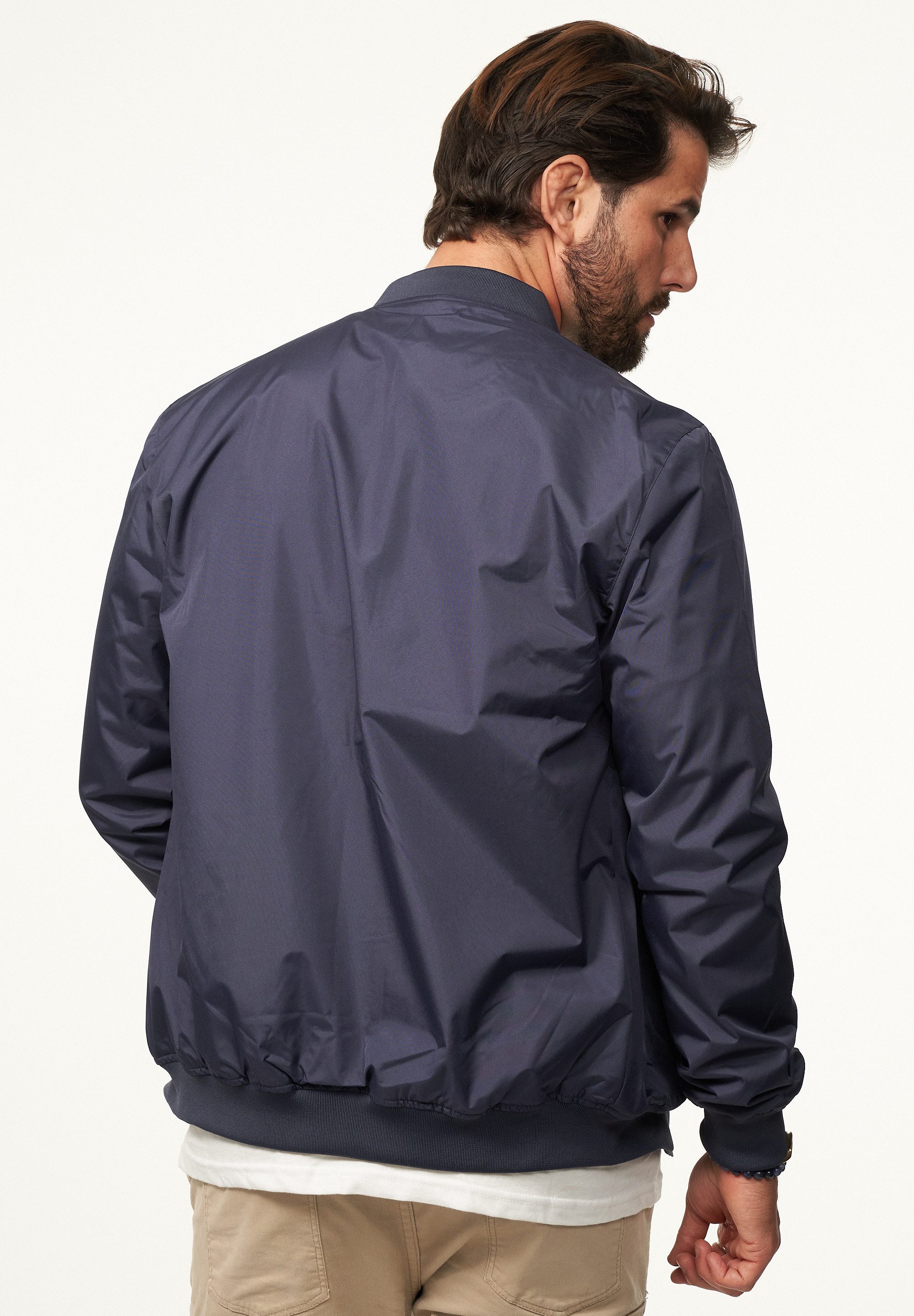 DAILY COTTON Blouson mit Baseball-Kragen Herren Blousonjacke leichte Bomberjacke Übergangsjacke – Bild 5 von 5